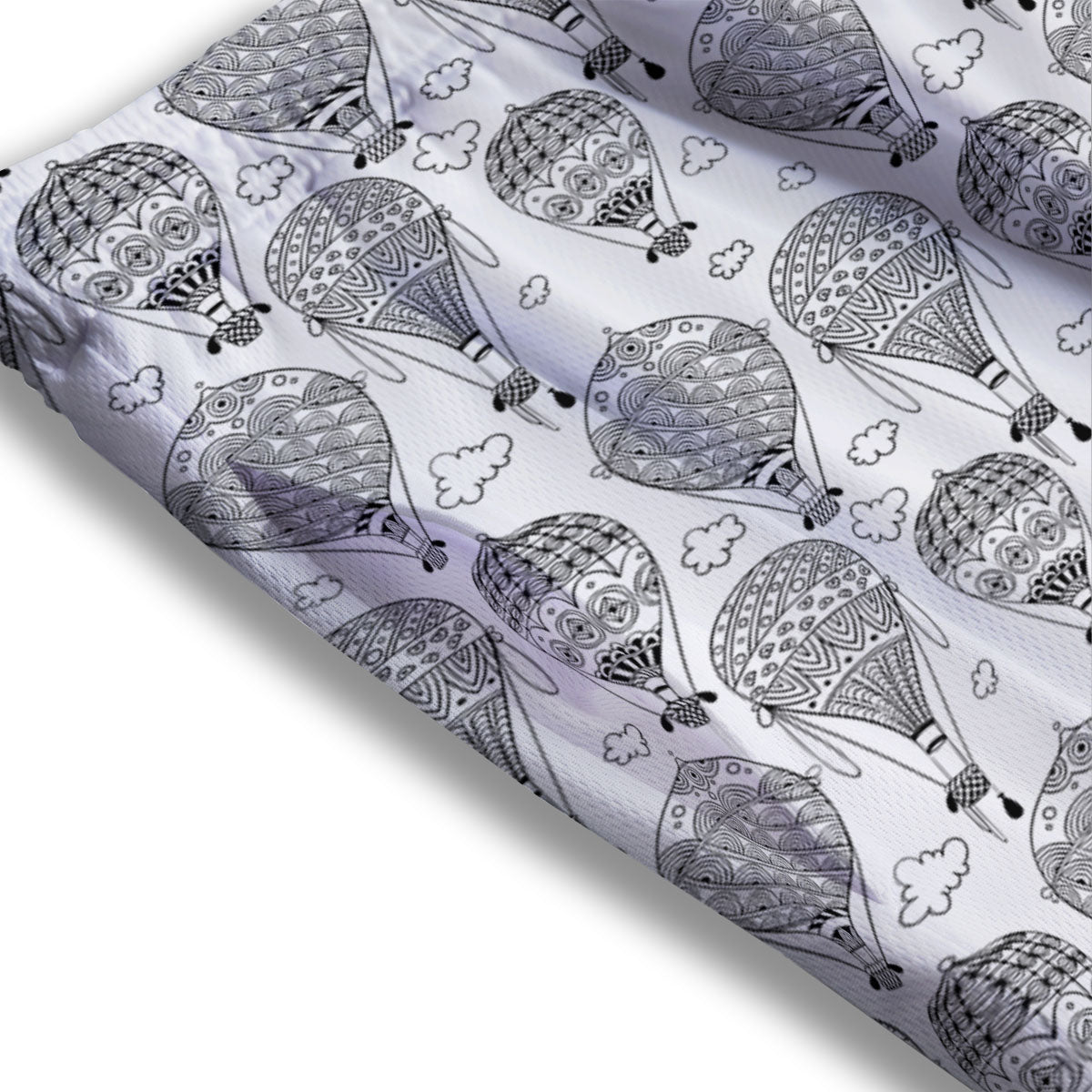 Buffalo Plaid Pink And Green Print Mesh Shorts