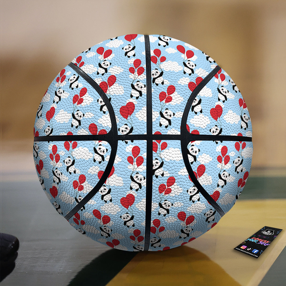 Baby Ninja Print Pattern Basketball
