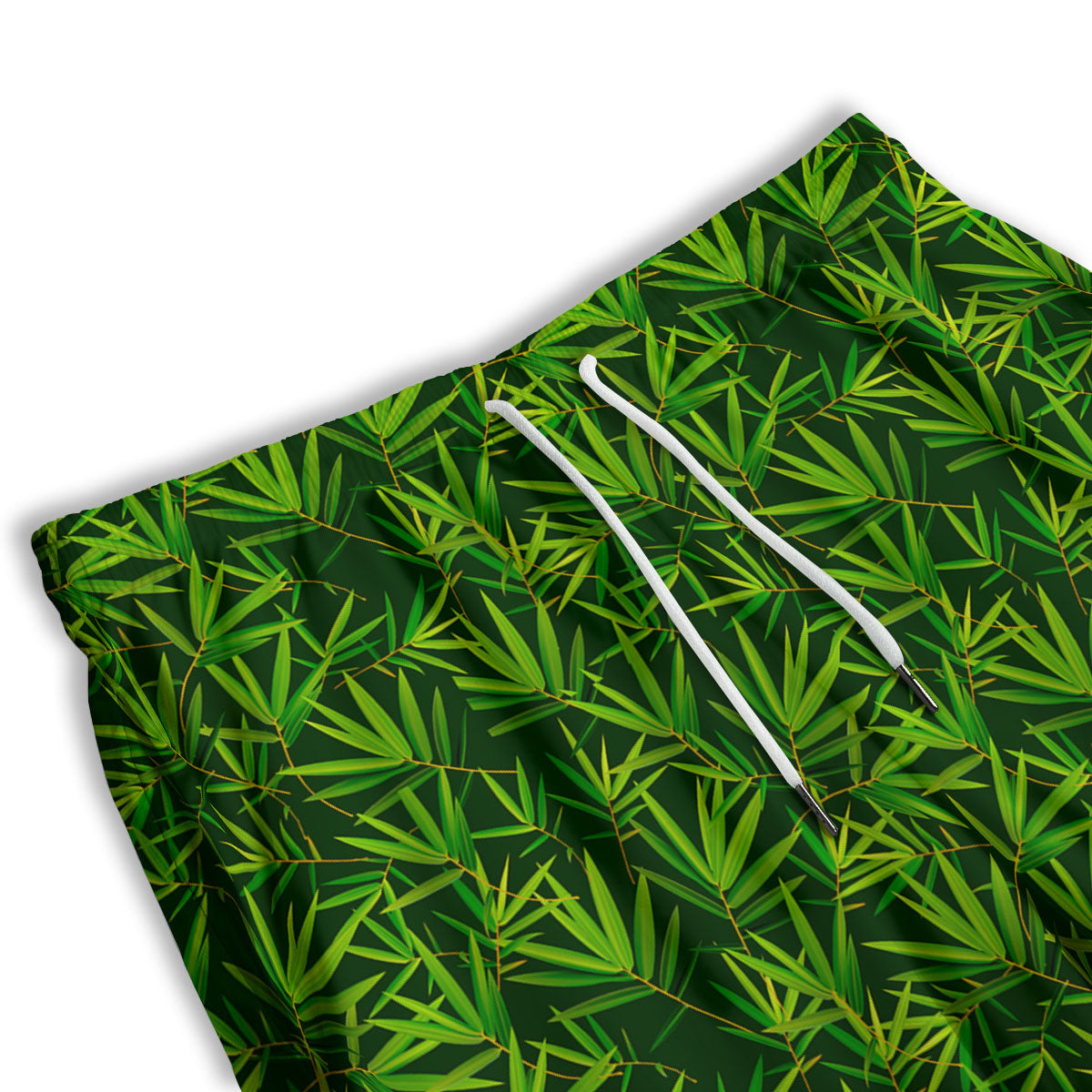 Banana Leave Palm Tree Print Pattern Men's Athletic Shorts