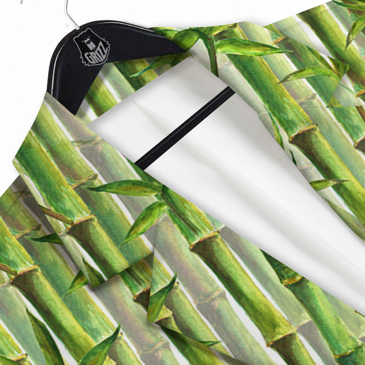 Bamboo Watercolor Print Pattern Men's Sport Coat-grizzshop