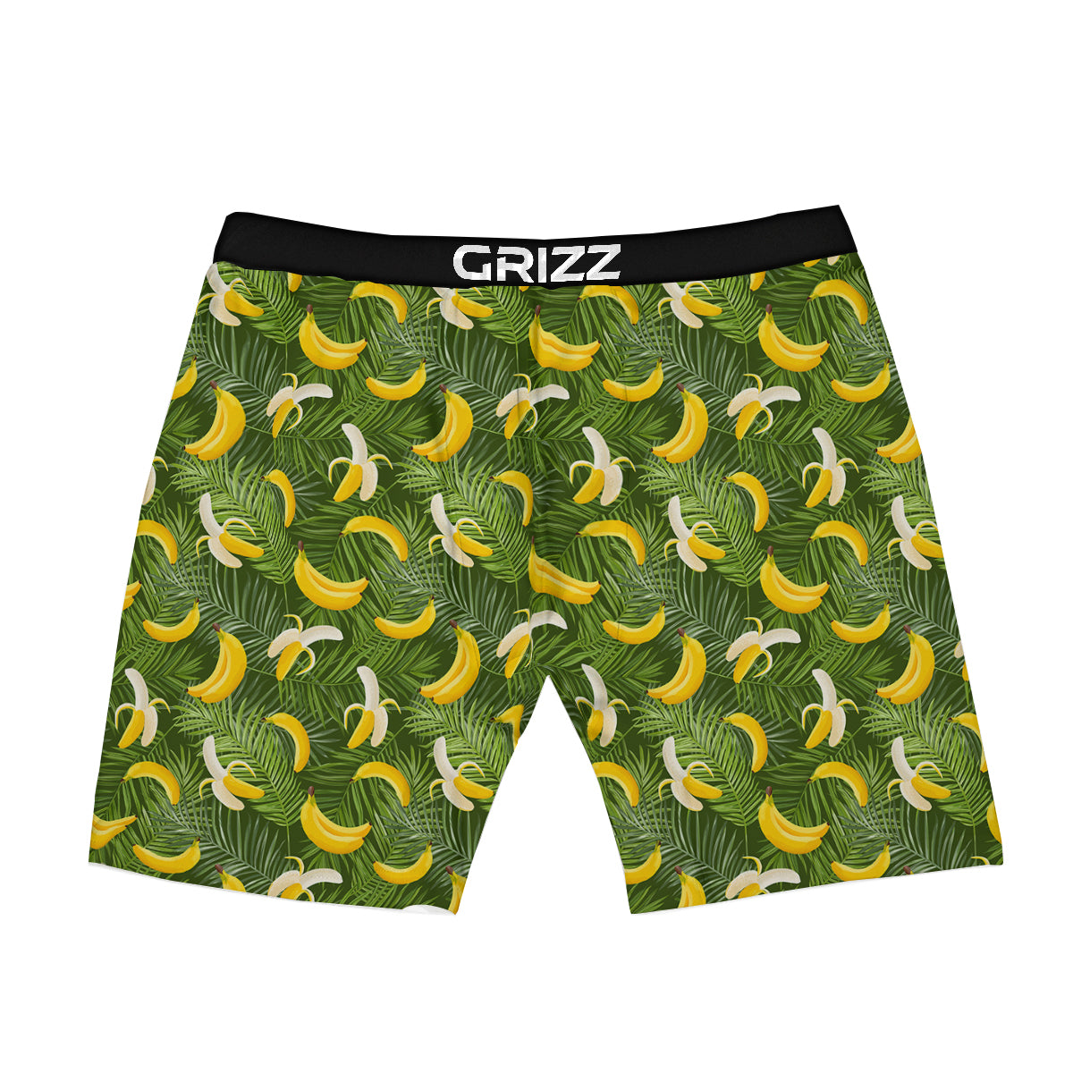 Banana Aloha Print Pattern Boxer Briefs-grizzshop