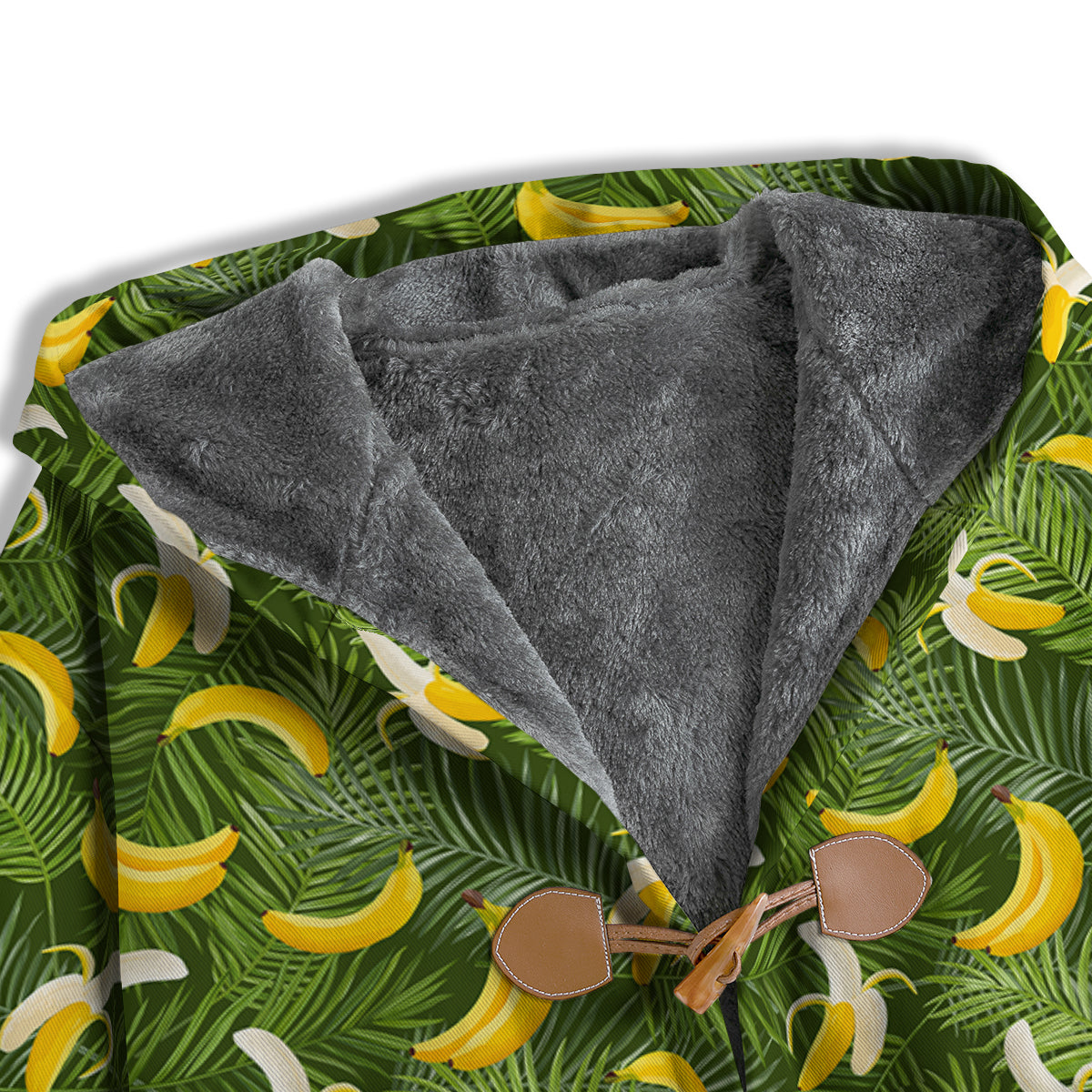 Banana Aloha Print Pattern Men's Windbreaker Jacket-grizzshop