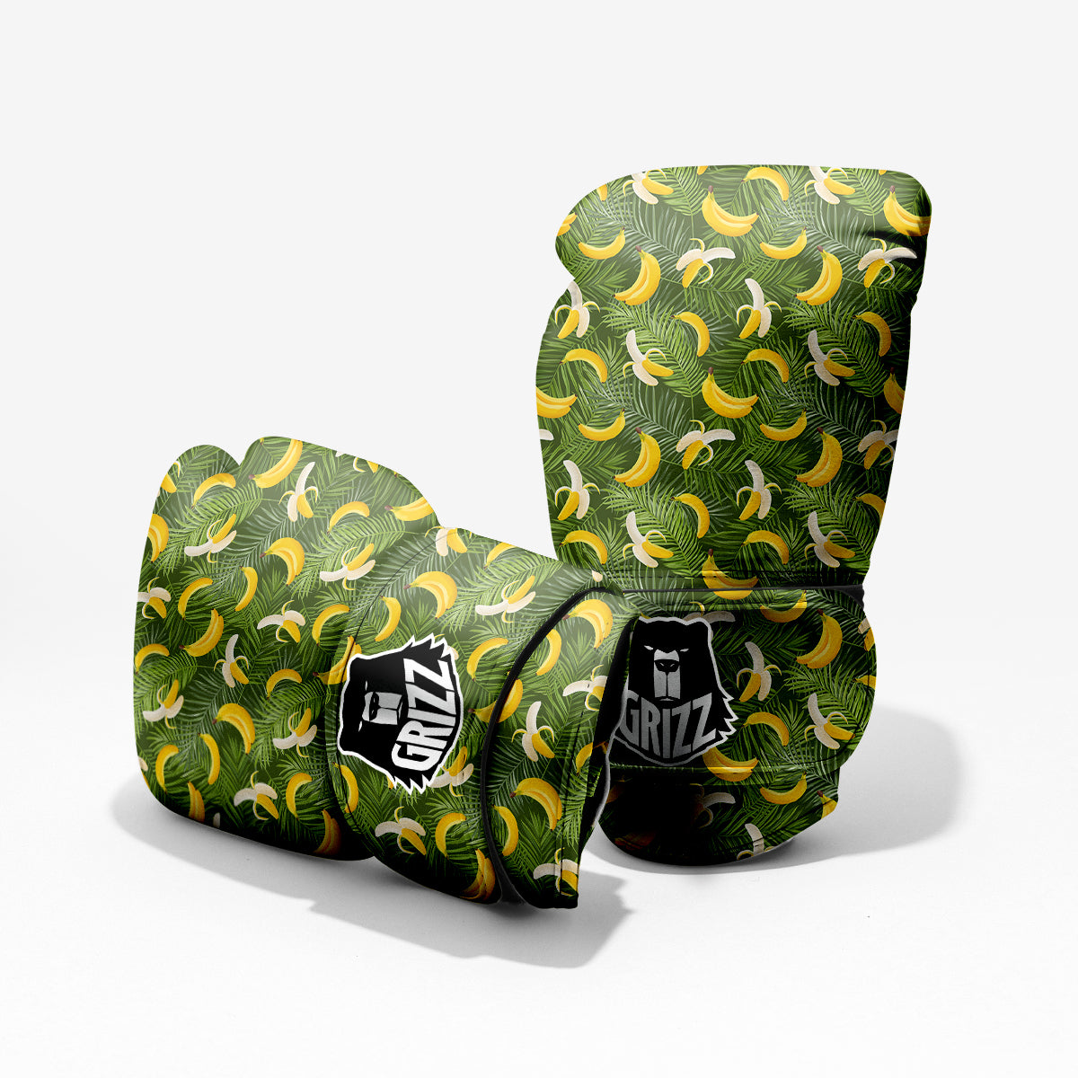Banana Aloha Print Pattern Pro Boxing Glove