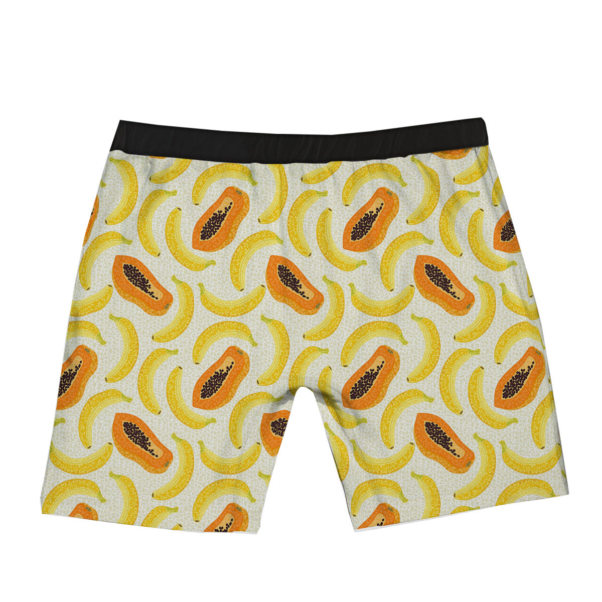 Banana And Papaya Print Pattern Boxer Briefs-grizzshop