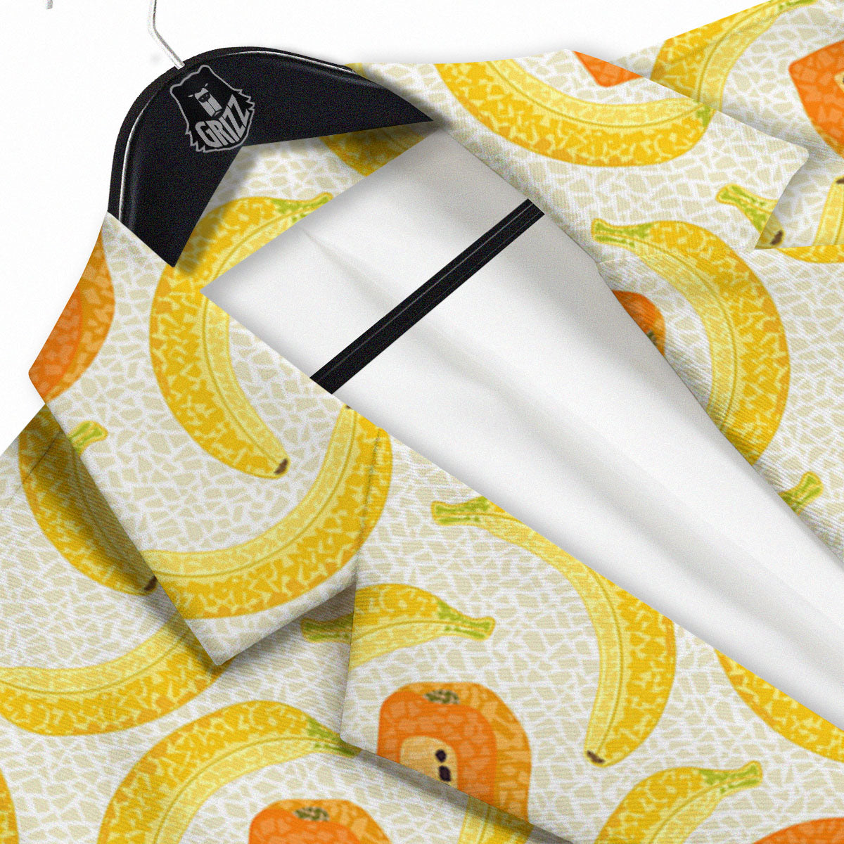 Banana And Papaya Print Pattern Men's Sport Coat-grizzshop
