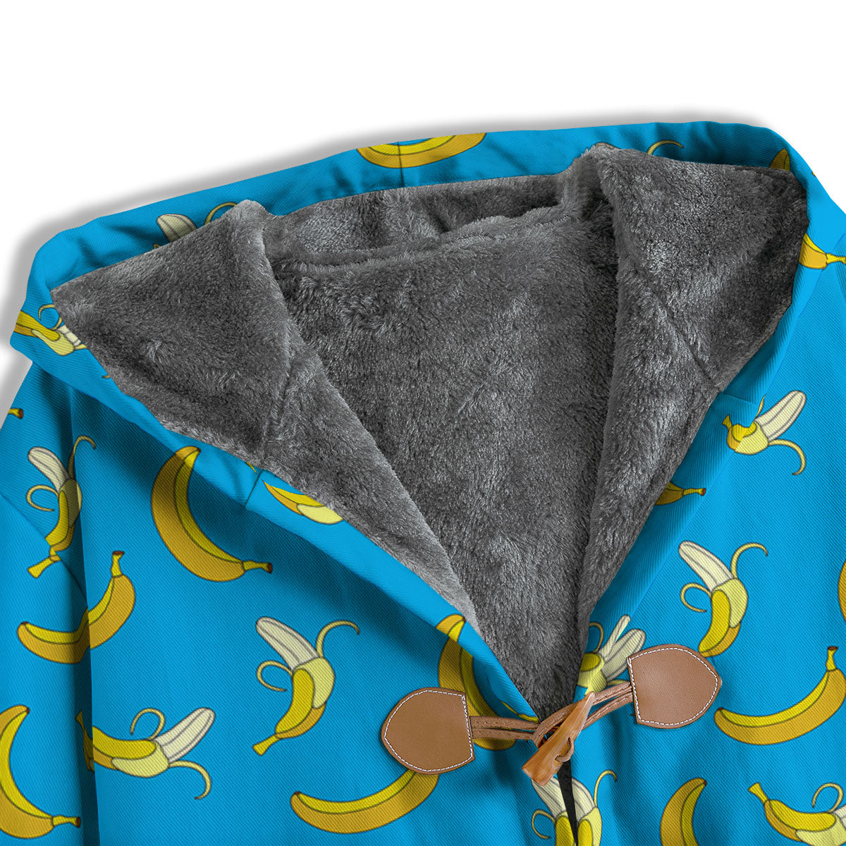Banana Blue Print Pattern Men's Windbreaker Jacket-grizzshop