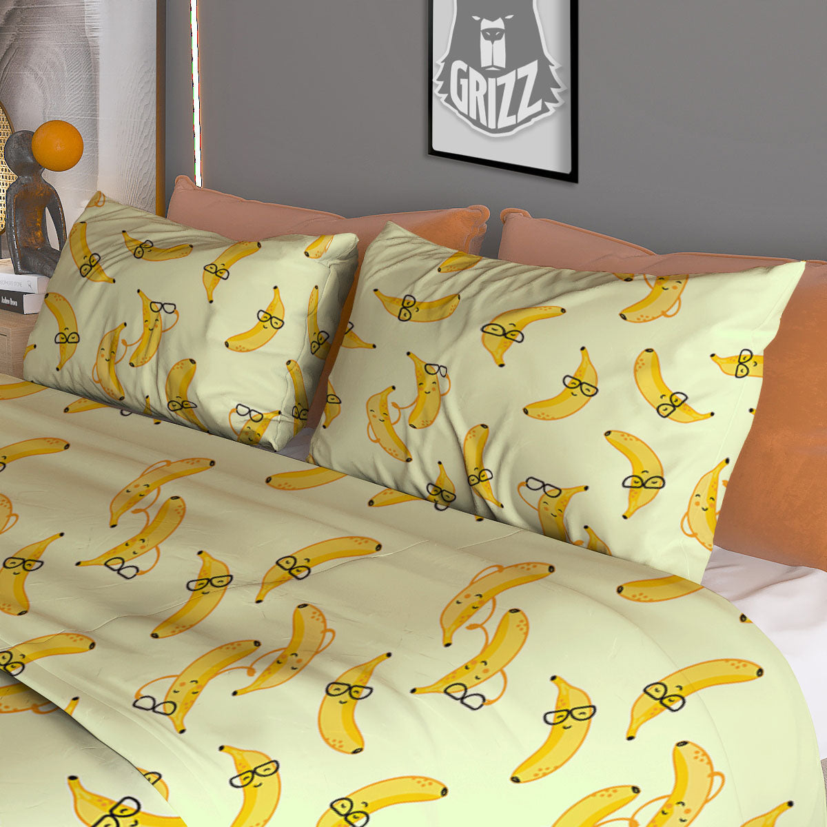 Beagle Cute Cartoon Print Pattern Duvet Cover Bedding Set