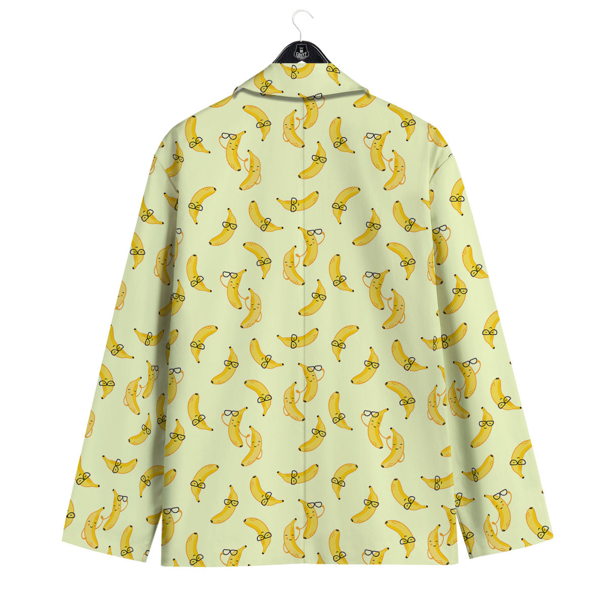Banana Cute Print Pattern Men's Sport Coat-grizzshop