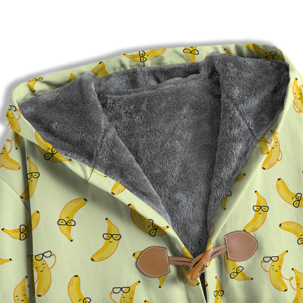 Banana Cute Print Pattern Men's Windbreaker Jacket-grizzshop