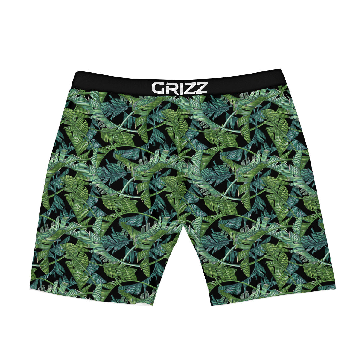 Banana Leaf Print Pattern Boxer Briefs-grizzshop