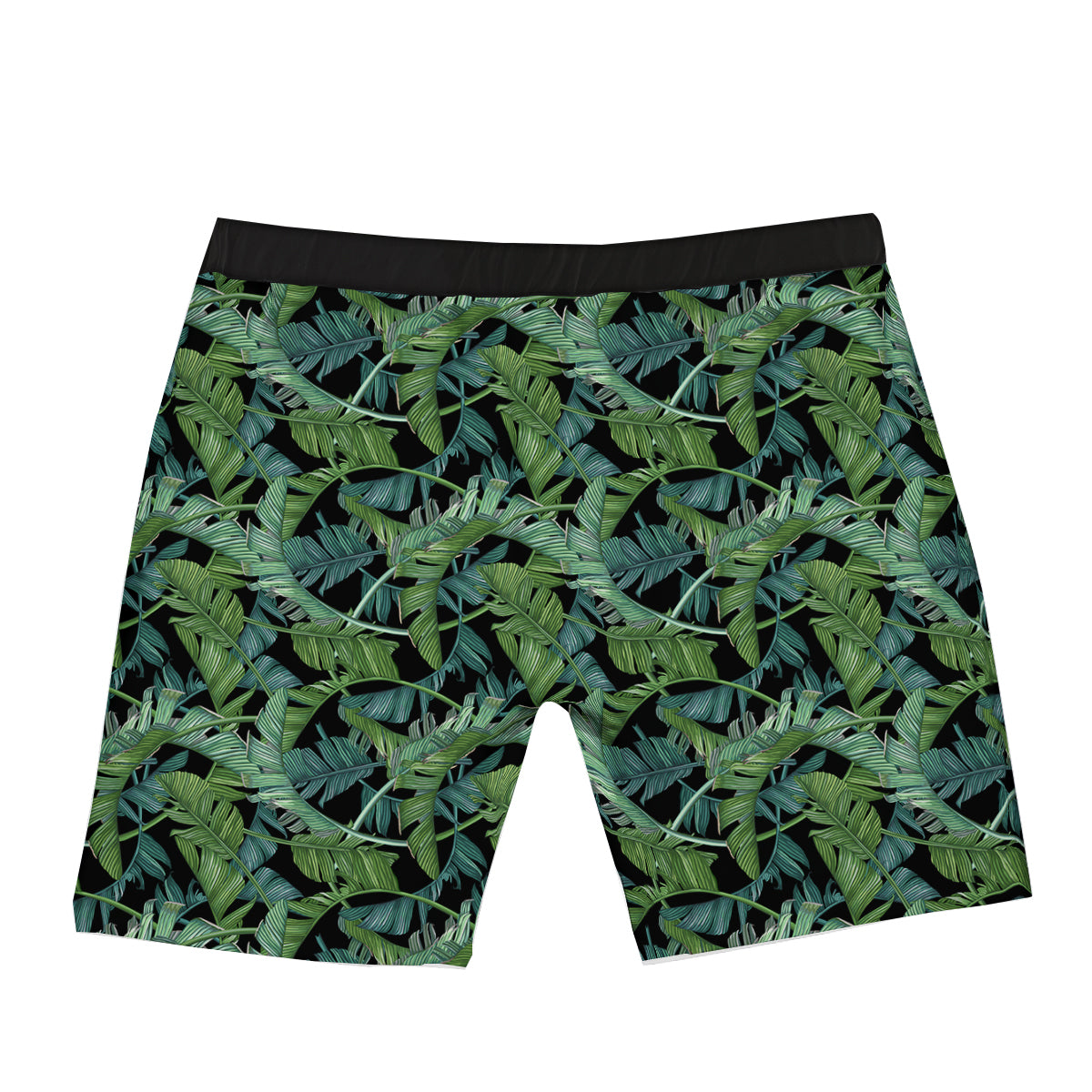 Banana Leaf Print Pattern Boxer Briefs-grizzshop