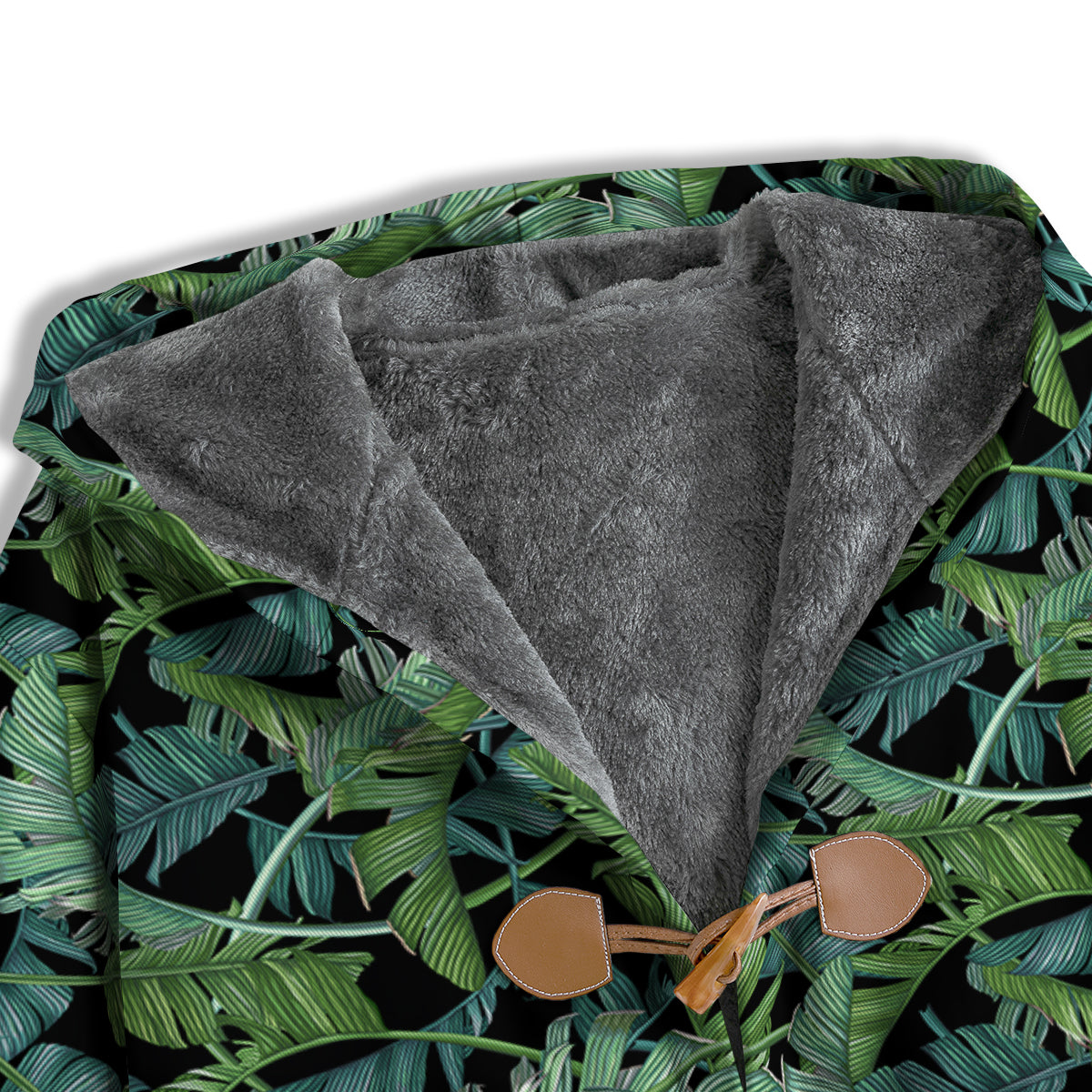 Banana Leaf Print Pattern Men's Windbreaker Jacket-grizzshop