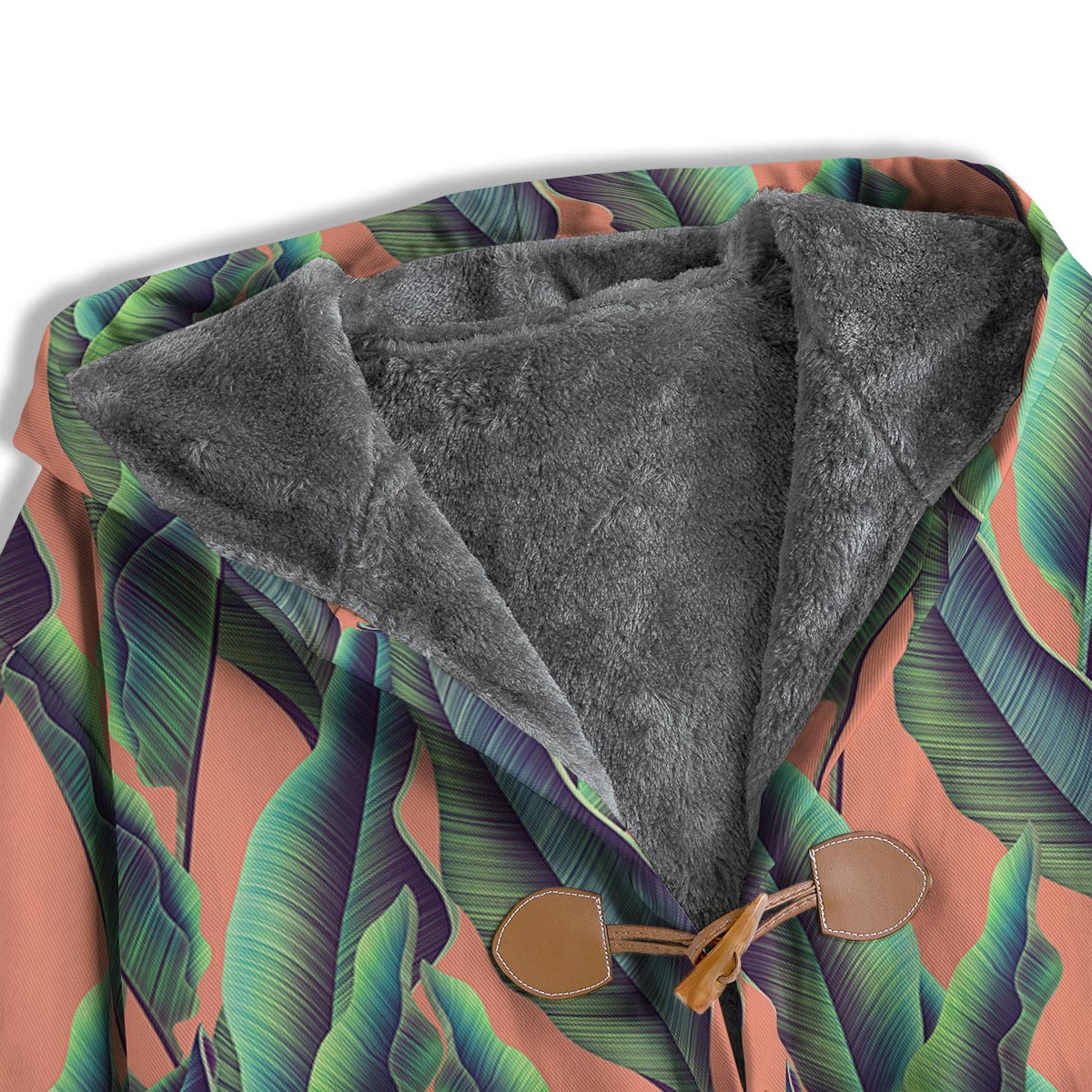 Banana Leaf Tropical Print Pattern Men's Windbreaker Jacket-grizzshop