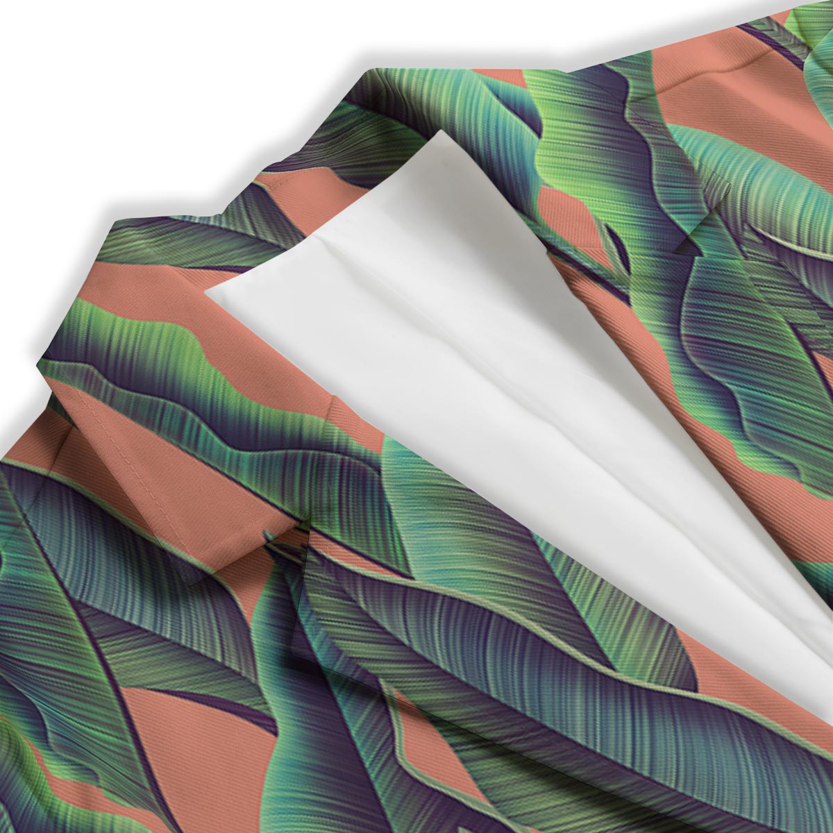 Banana Leaf Tropical Print Pattern Women's Blazer-grizzshop