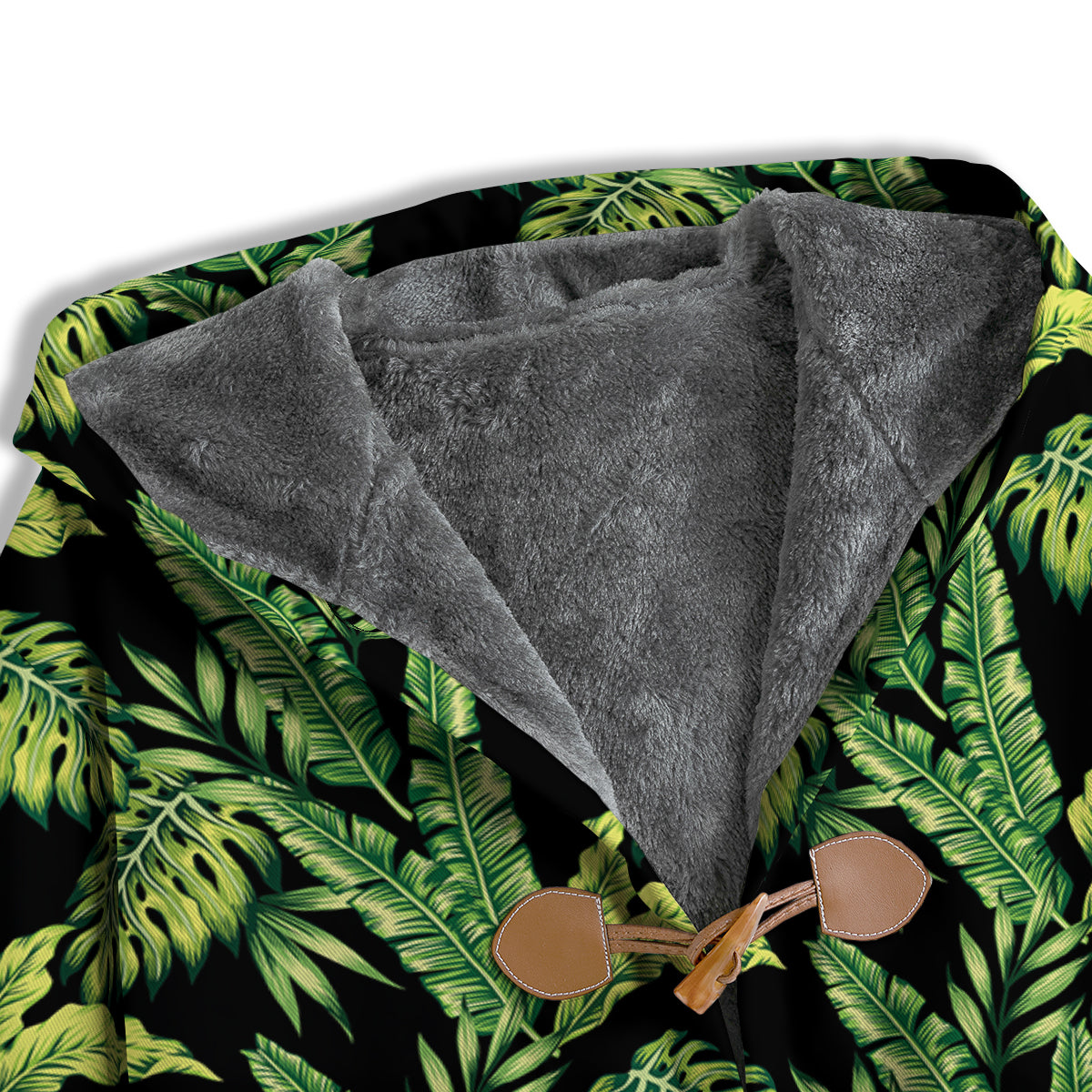 Banana Palm Leaf Print Pattern Men's Windbreaker Jacket-grizzshop