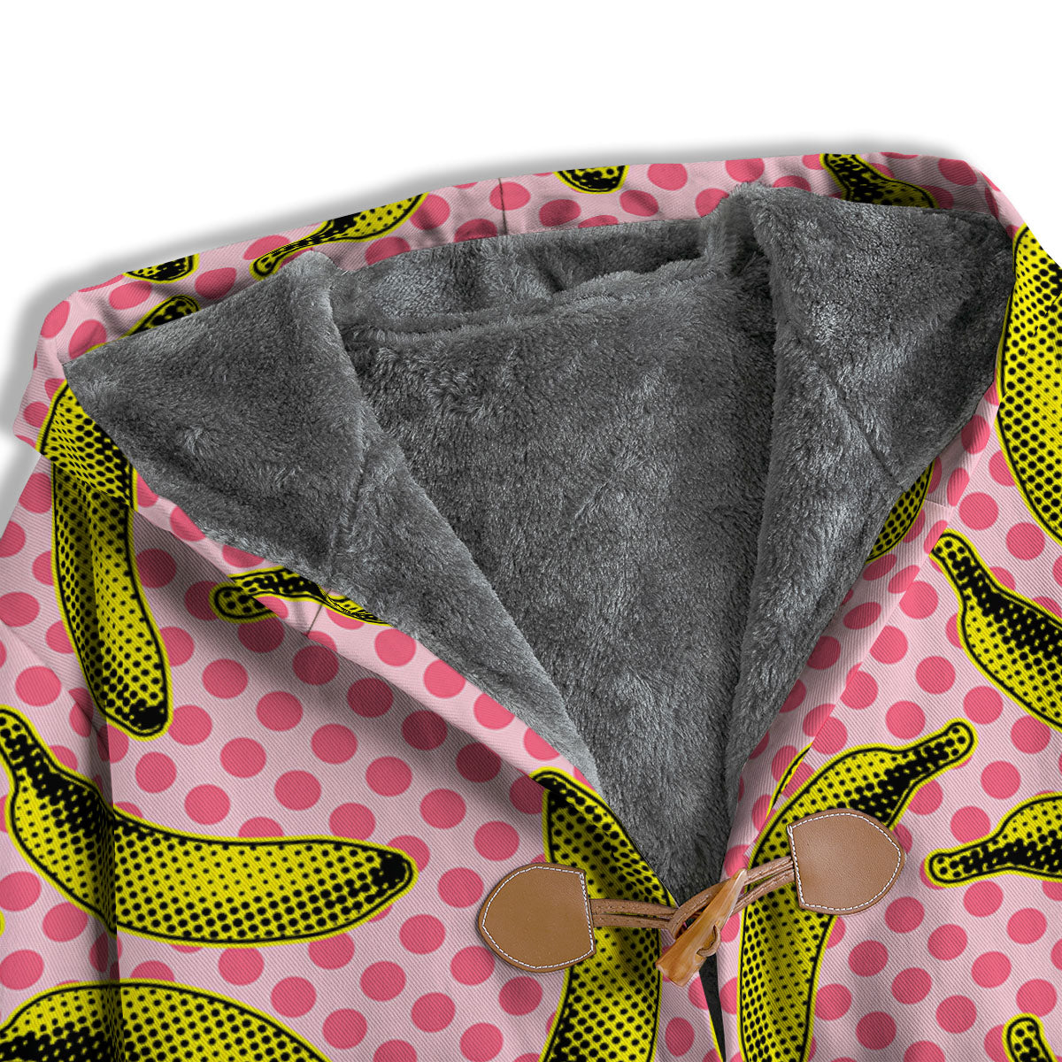 Banana Polka Dot Print Pattern Men's Windbreaker Jacket-grizzshop