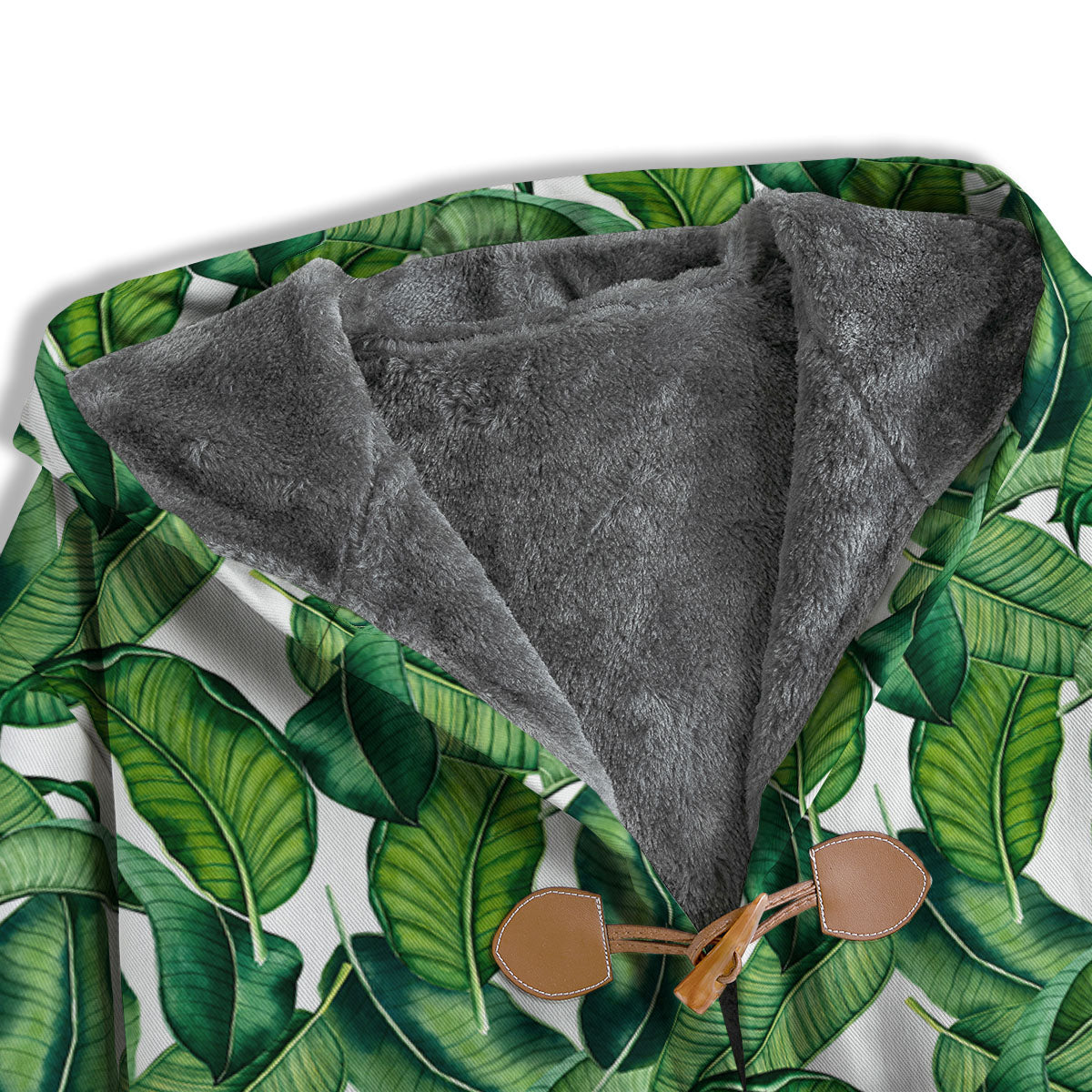 Banana Tropical Green Print Pattern Men's Windbreaker Jacket-grizzshop