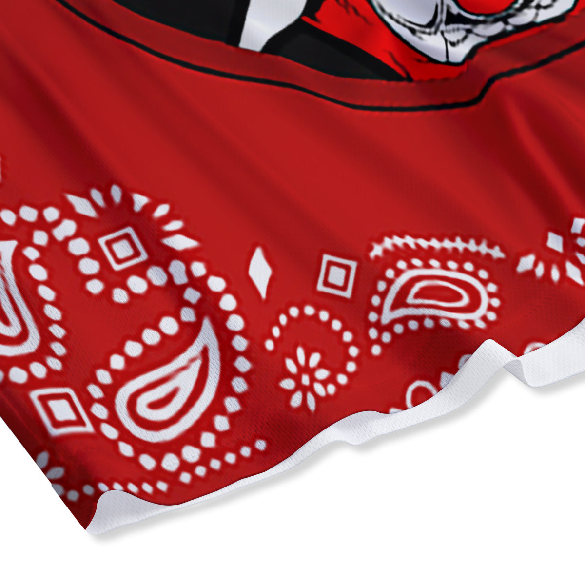 Cancer Sign Black And Gold Print Mesh Shorts