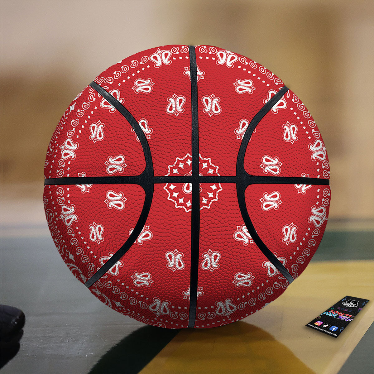 Banana Leaf Tropical Print Pattern Basketball
