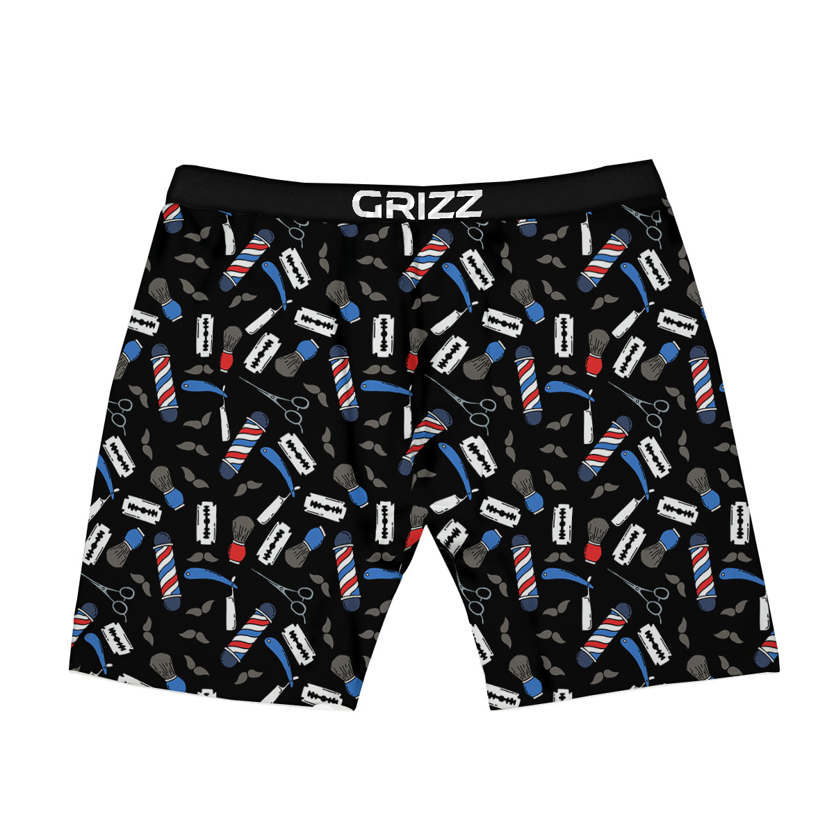 Barber Equipment Print Pattern Boxer Briefs-grizzshop