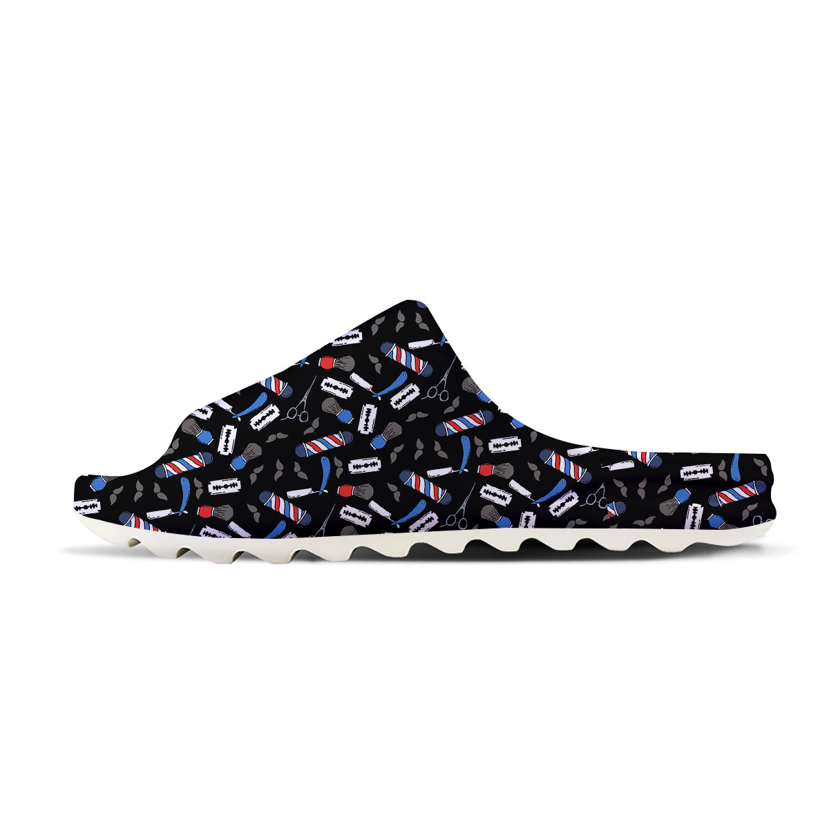 Barber Equipment Print Pattern Sandals-grizzshop