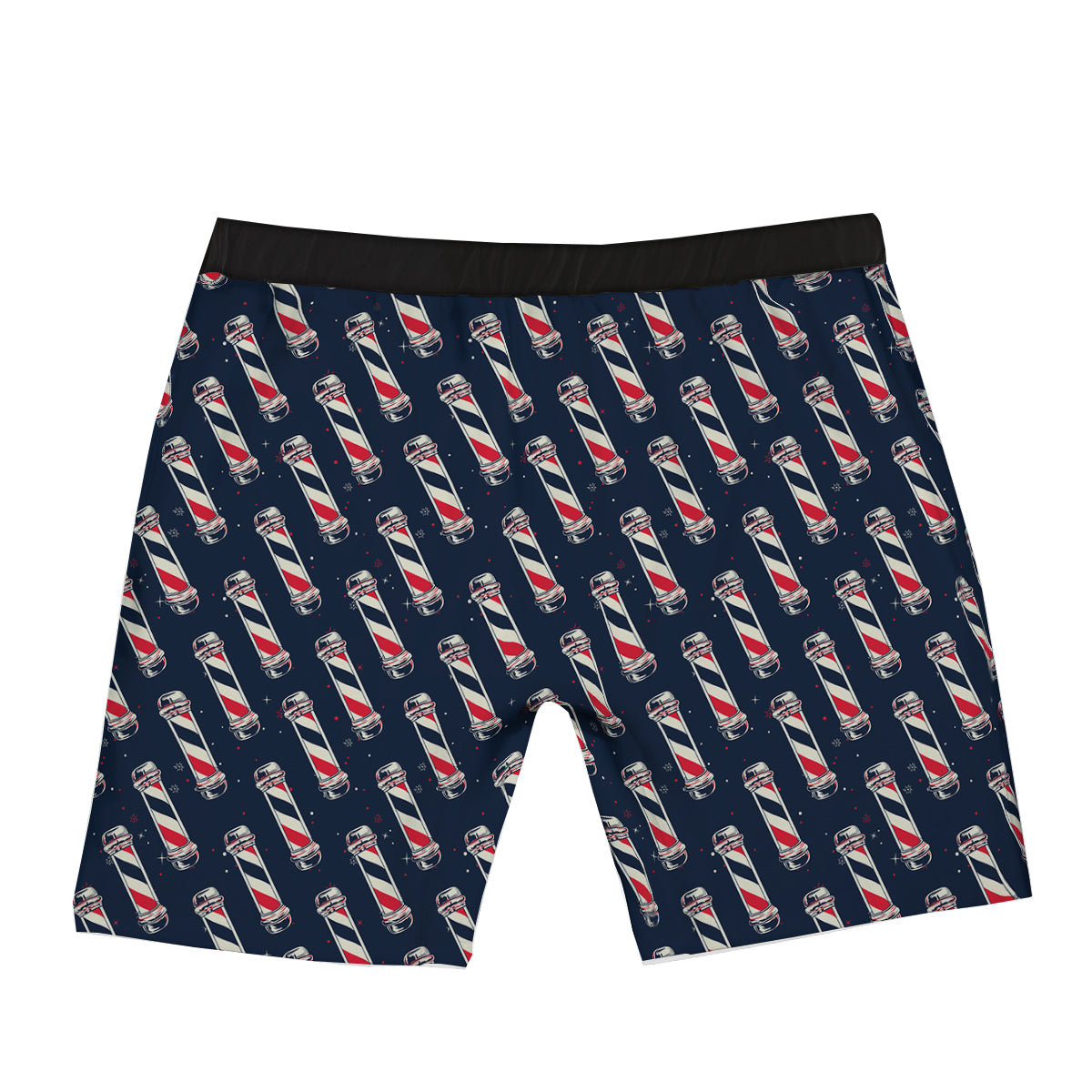 Barber Pole Print Pattern Boxer Briefs-grizzshop