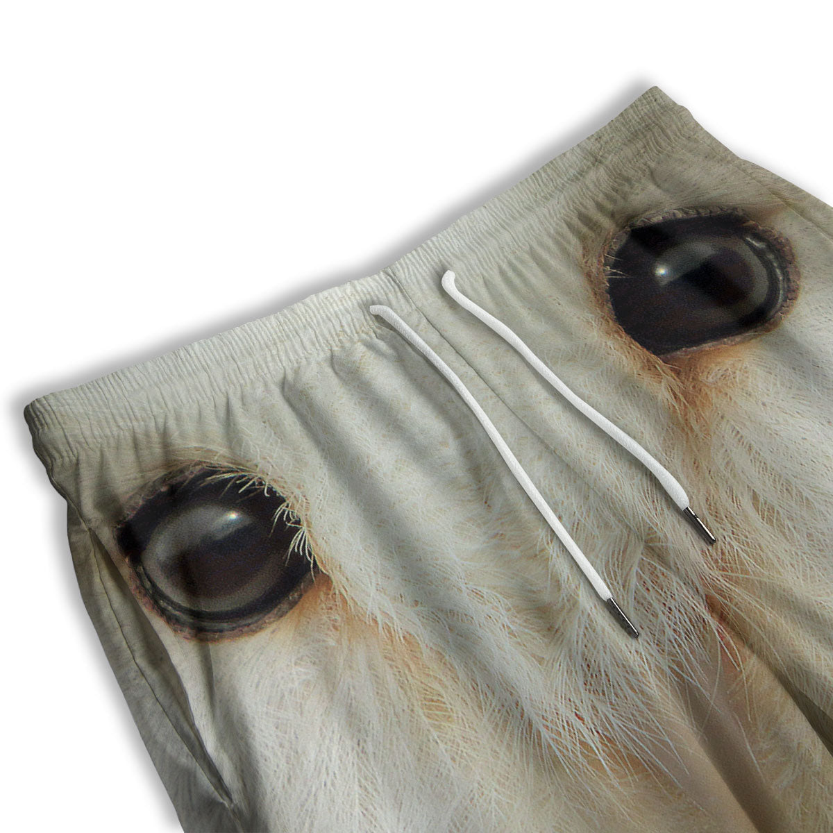 Barn Owl Print Men's Athletic Shorts