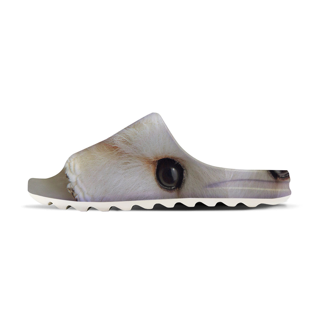 Barn Owl Print Sandals-grizzshop