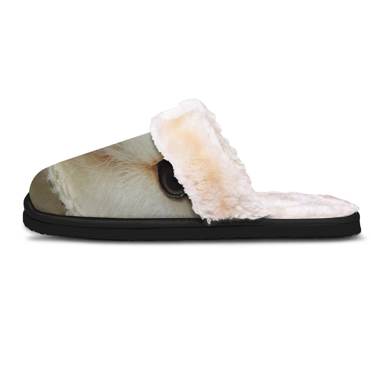Barn Owl Print Slippers-grizzshop