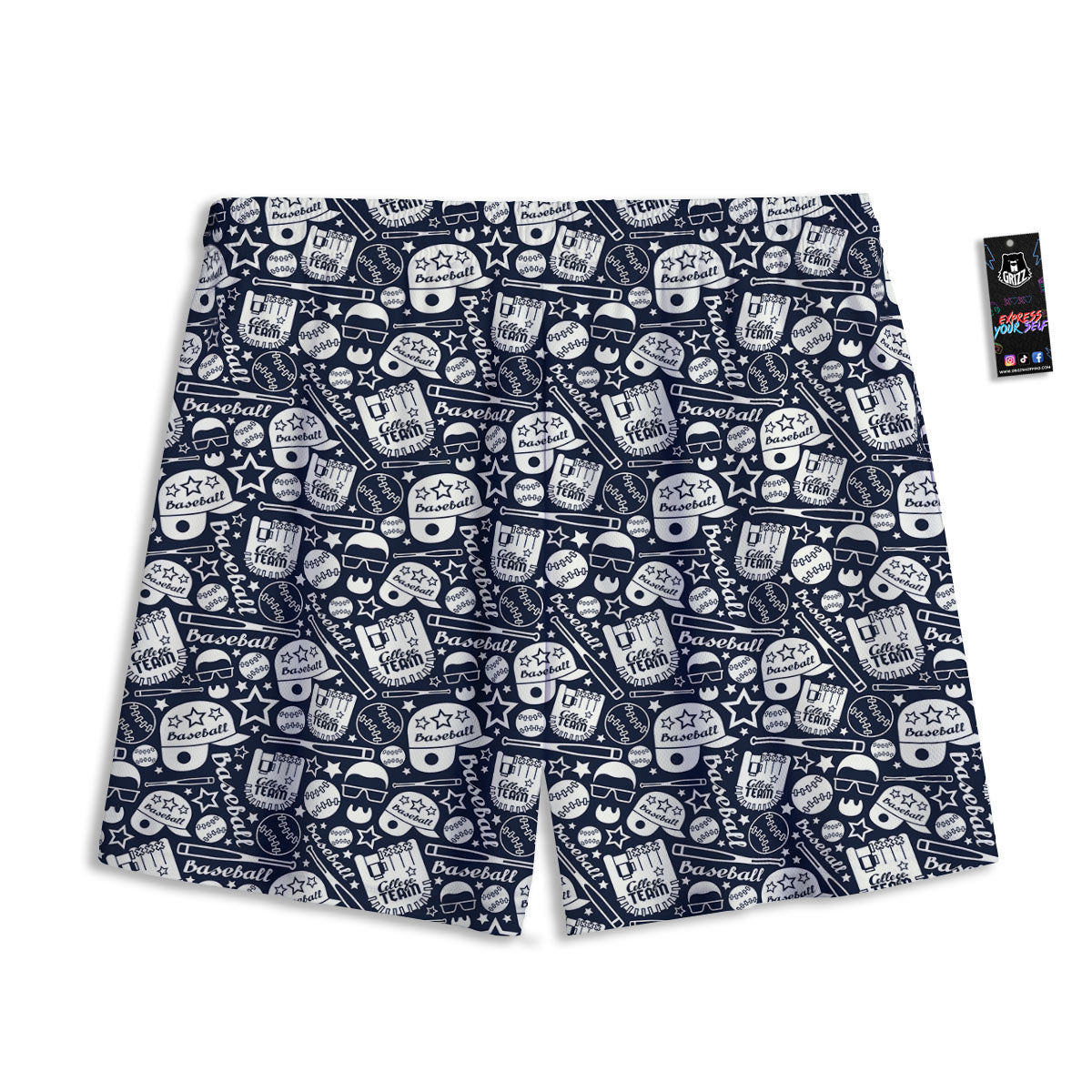 Cactus Cute Cartoon Print Pattern Mesh Shorts
