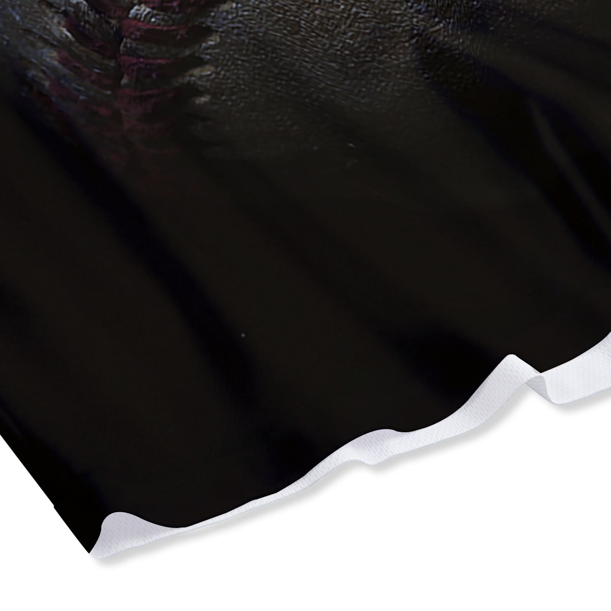 Baseballs Grunge Print Mesh Shorts