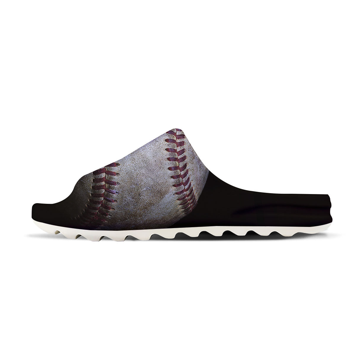 Baseballs Grunge Print Sandals-grizzshop
