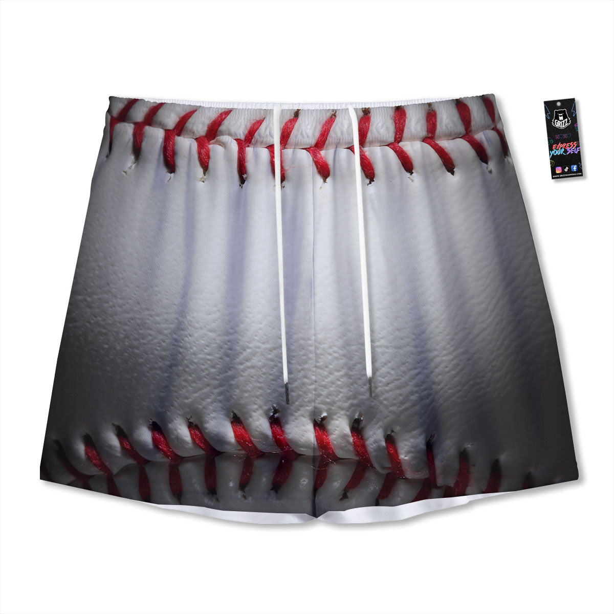 Calendar Geometric Zodiac Print Mesh Shorts