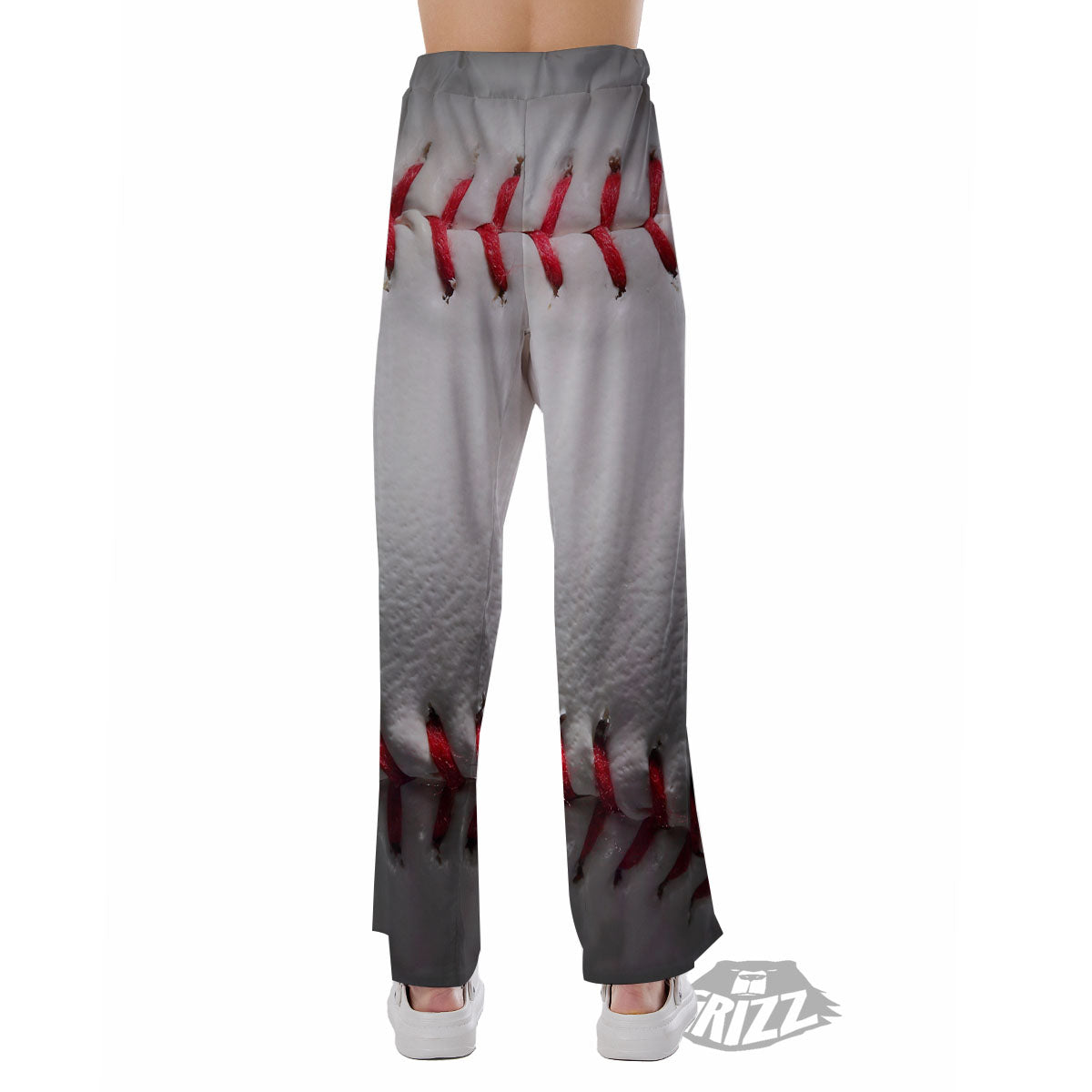 Baseballs Texture Print Pajama Pants-grizzshop