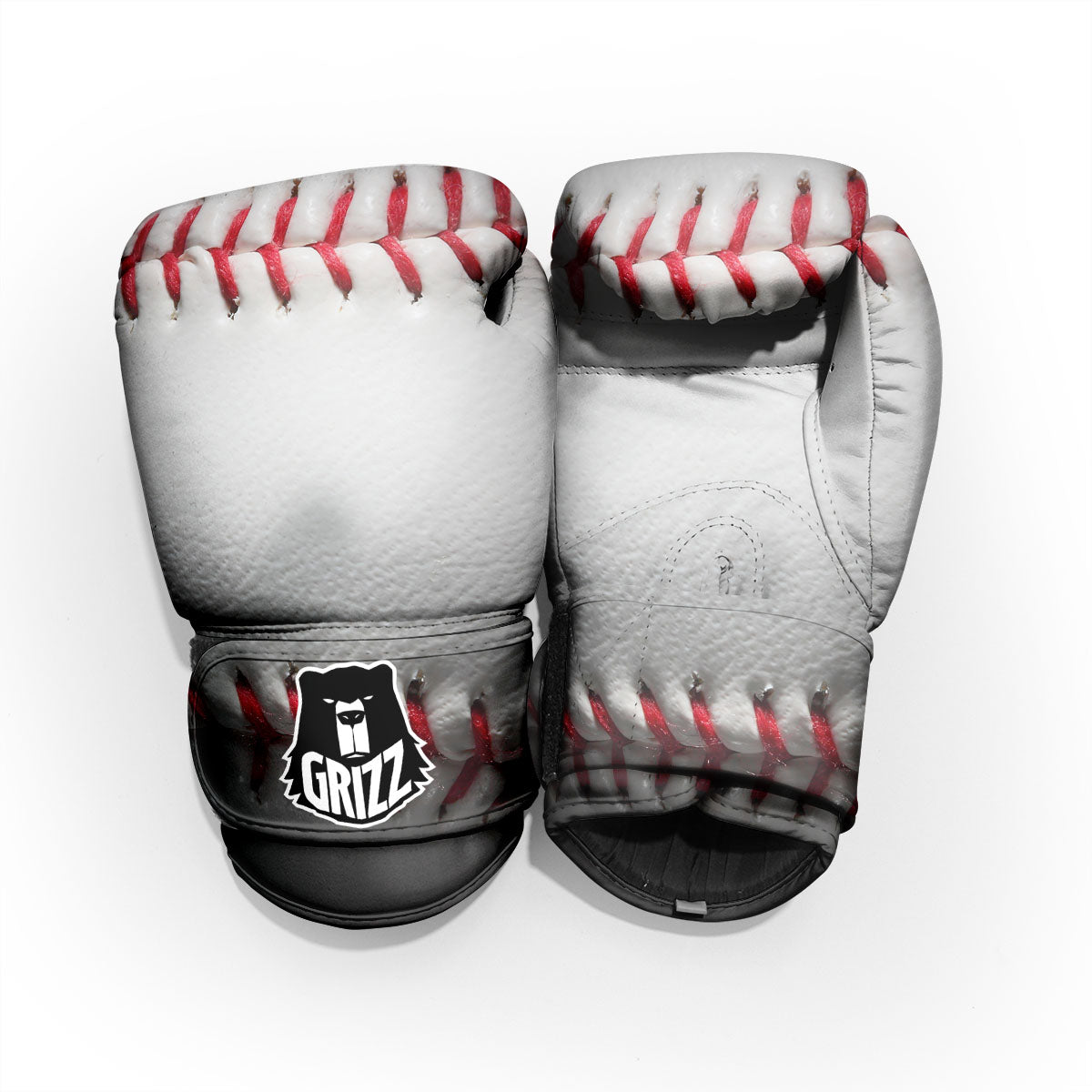 Baseballs Texture Print Sparring Gloves-grizzshop