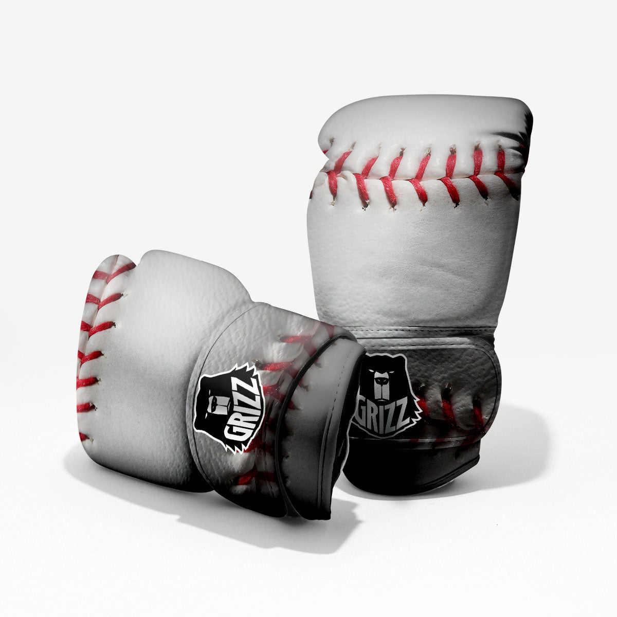 Baseballs Texture Print Sparring Gloves-grizzshop