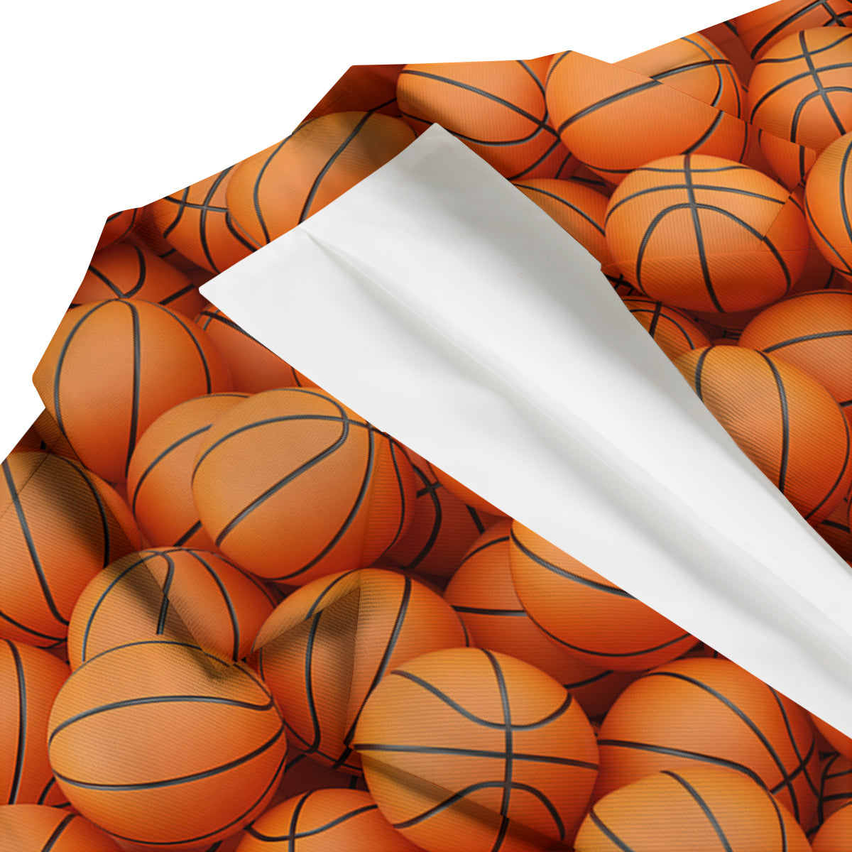 Basketball Pattern Print Men's Blazer-grizzshop