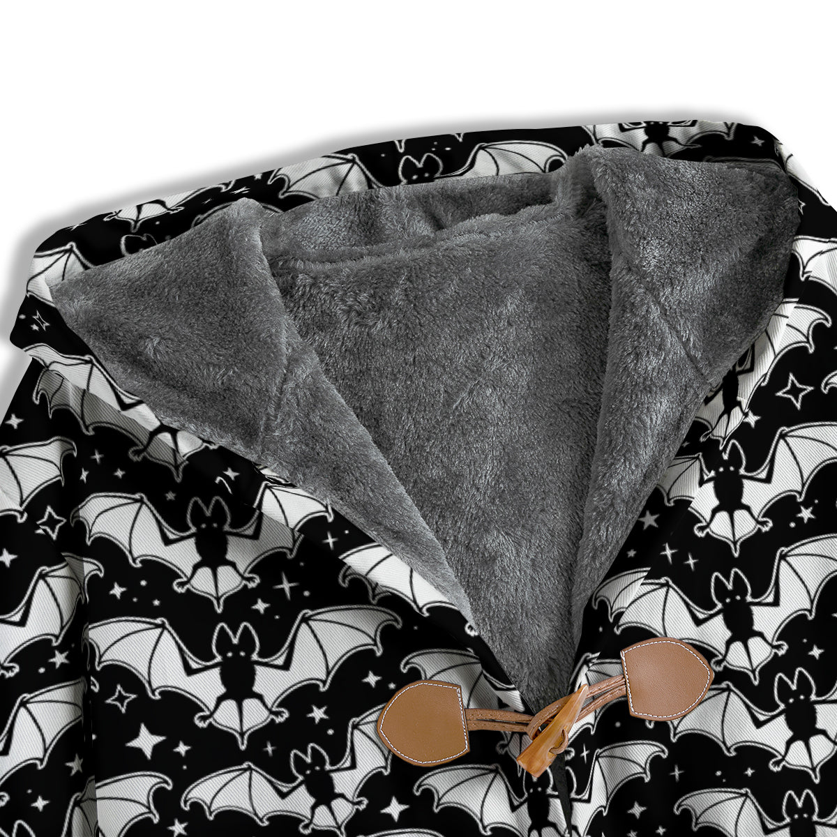 Bat Halloween White And Black Print Pattern Men's Windbreaker Jacket-grizzshop