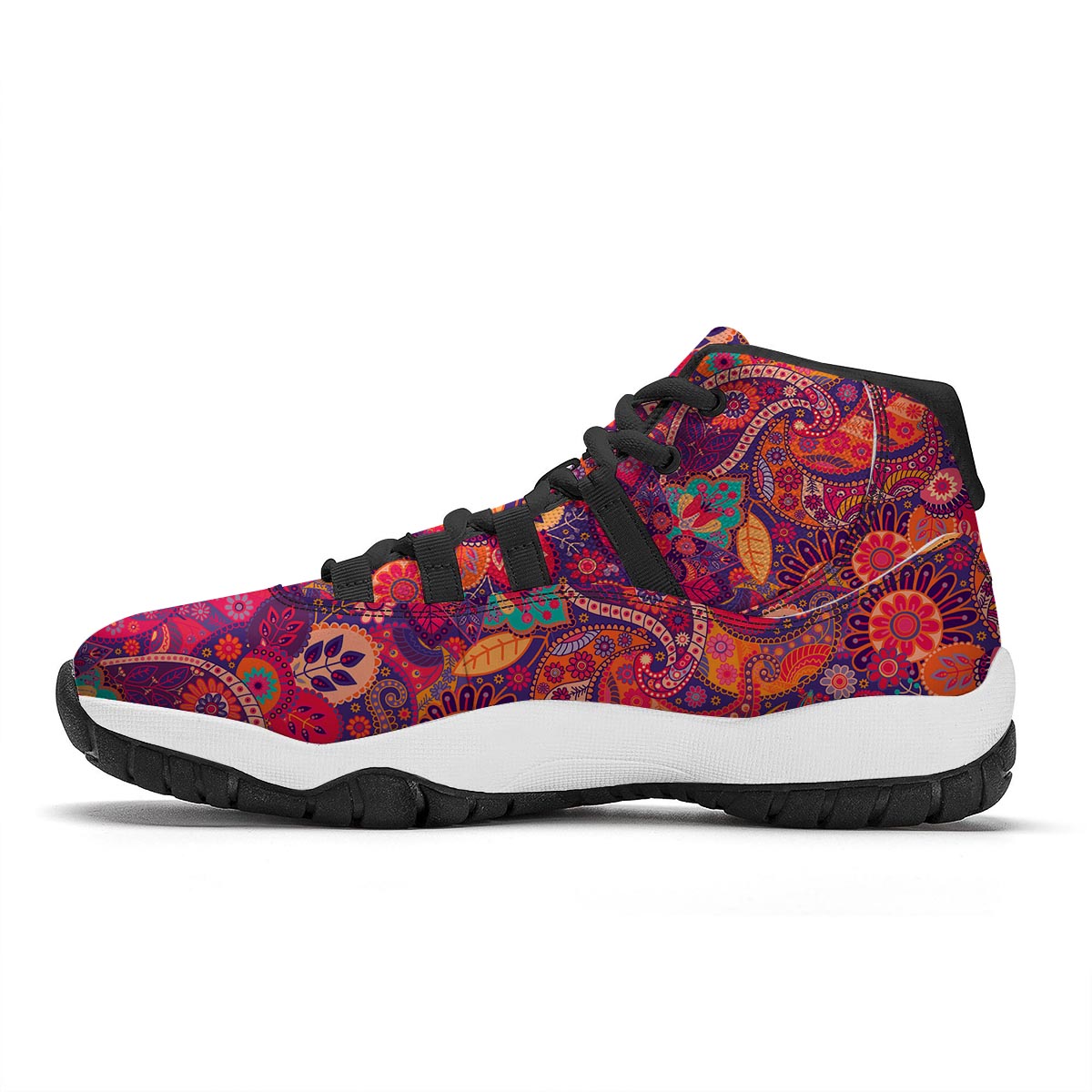 Batik Hippie Black Bball Shoes-grizzshop