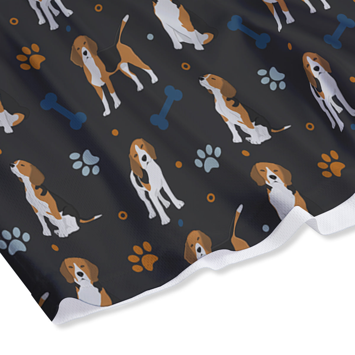 Beagle Cute Cartoon Print Pattern Mesh Shorts
