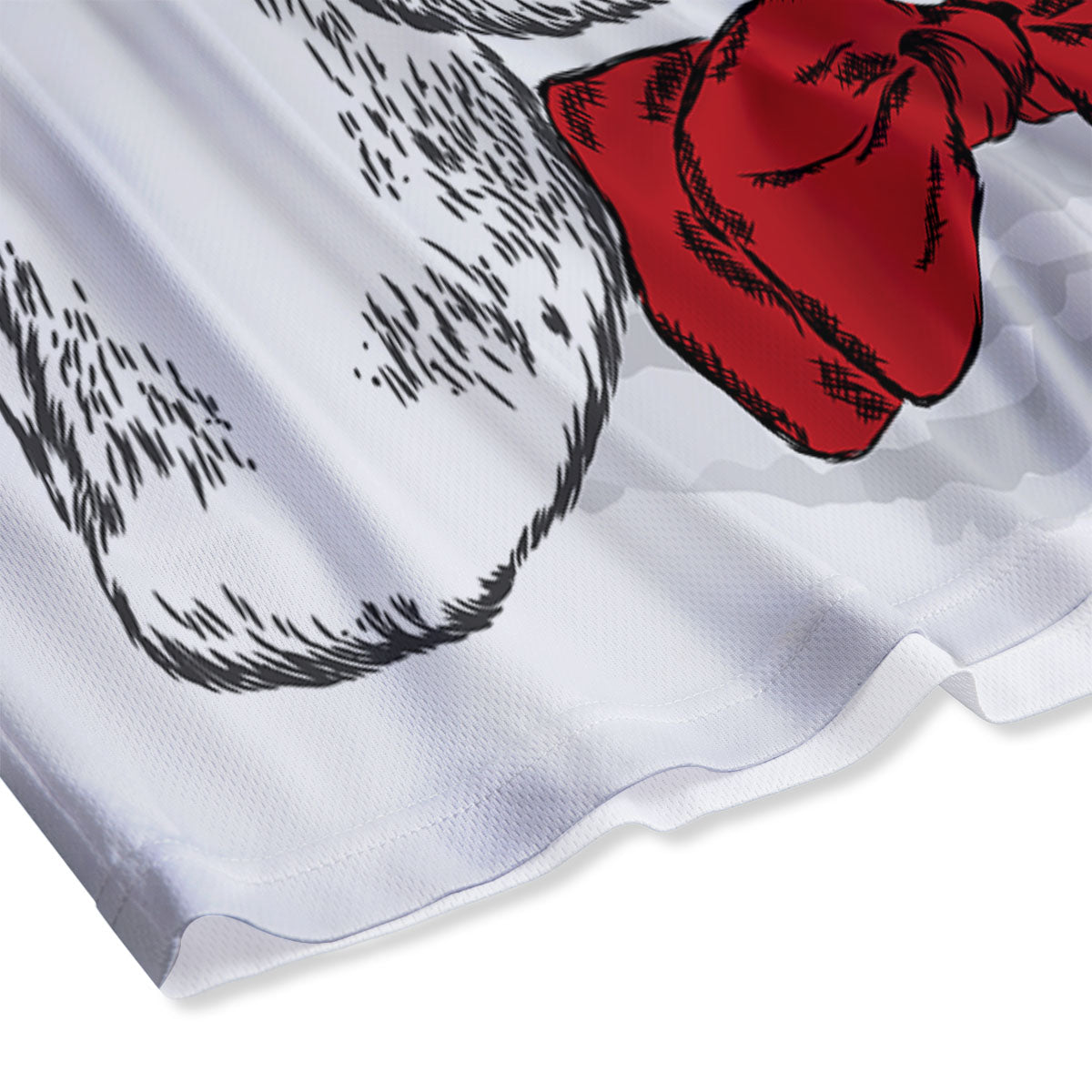 Beagle With Glasses Hipster Print Mesh Shorts