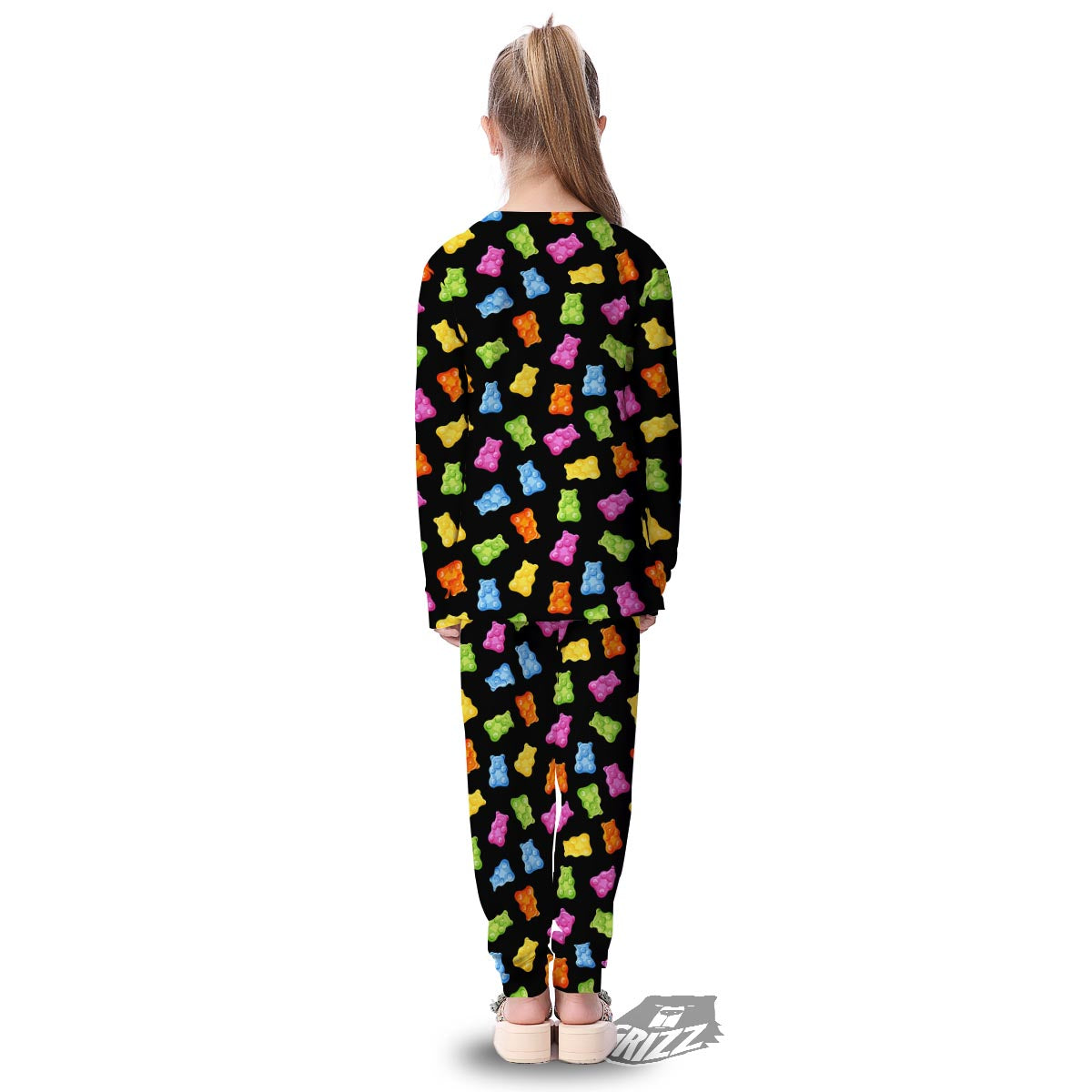 Bear Sweet Gummy Print Pattern Kid's Pajamas-grizzshop