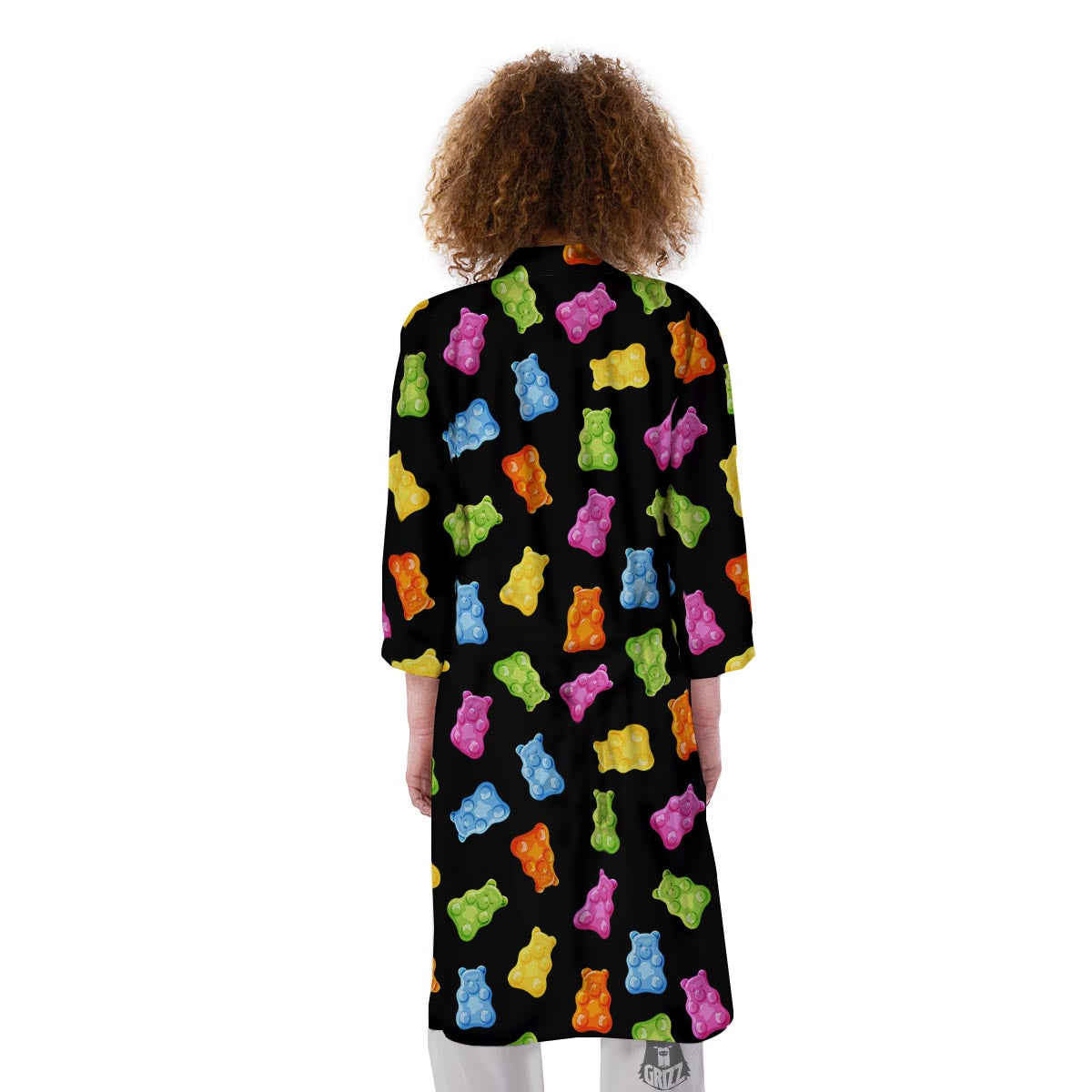Bear Sweet Gummy Print Pattern Kimono-grizzshop