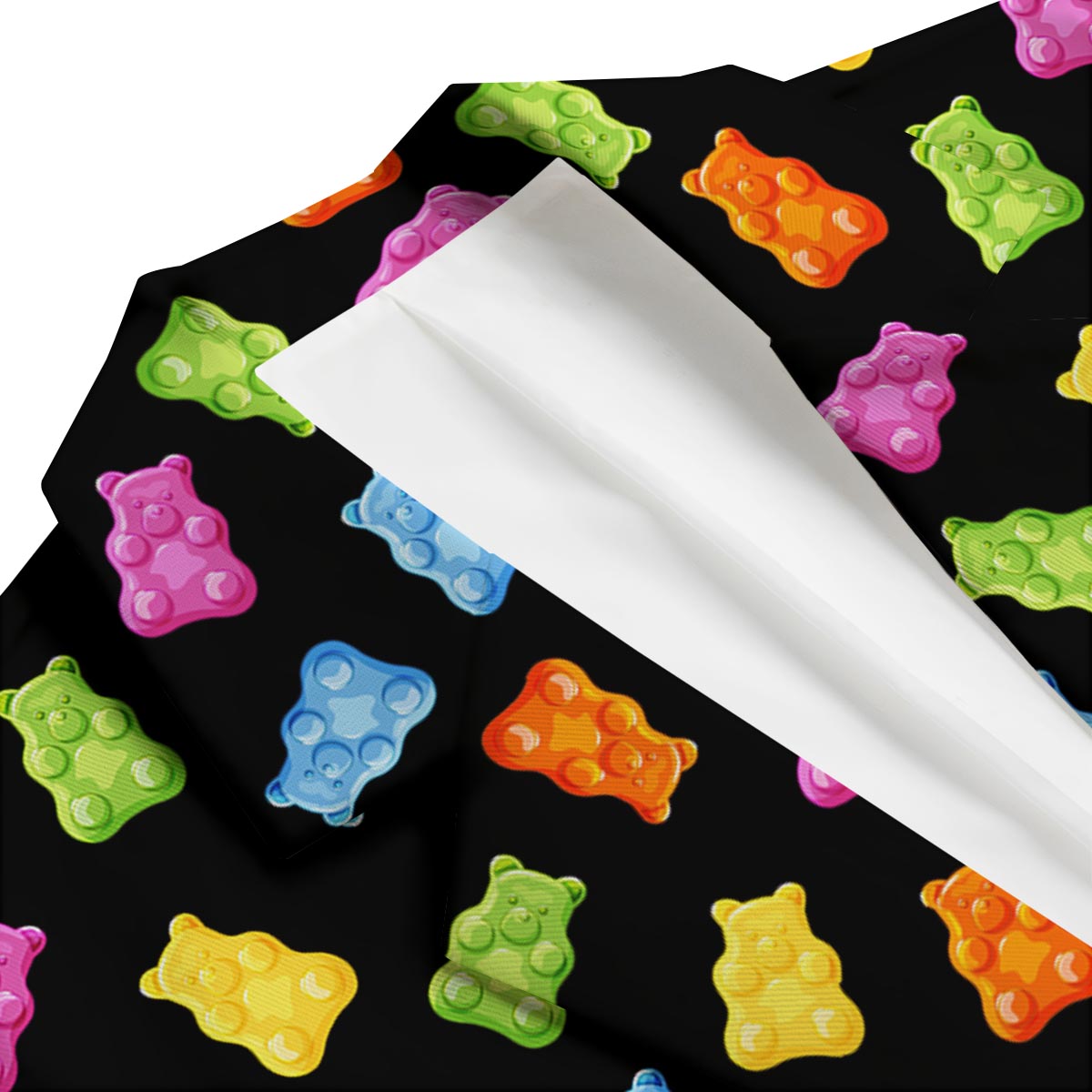 Bear Sweet Gummy Print Pattern Men's Blazer-grizzshop
