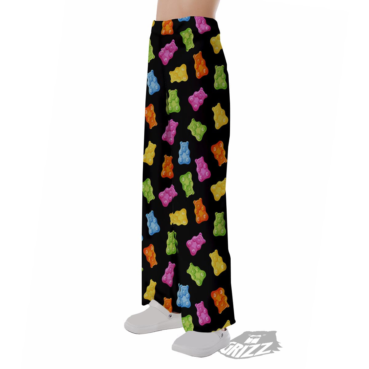 Bear Sweet Gummy Print Pattern Pajama Pants-grizzshop