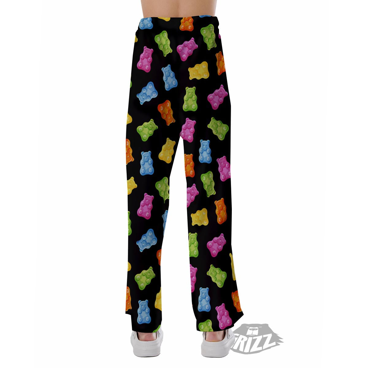 Bear Sweet Gummy Print Pattern Pajama Pants-grizzshop