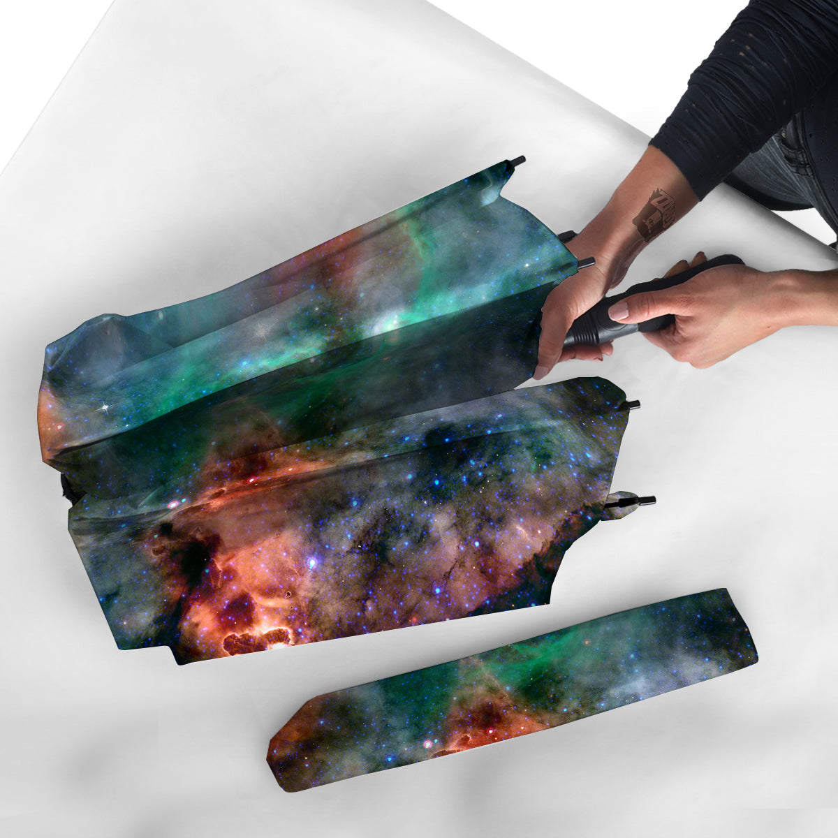 Beauty Of Outer Space Print Umbrella-grizzshop