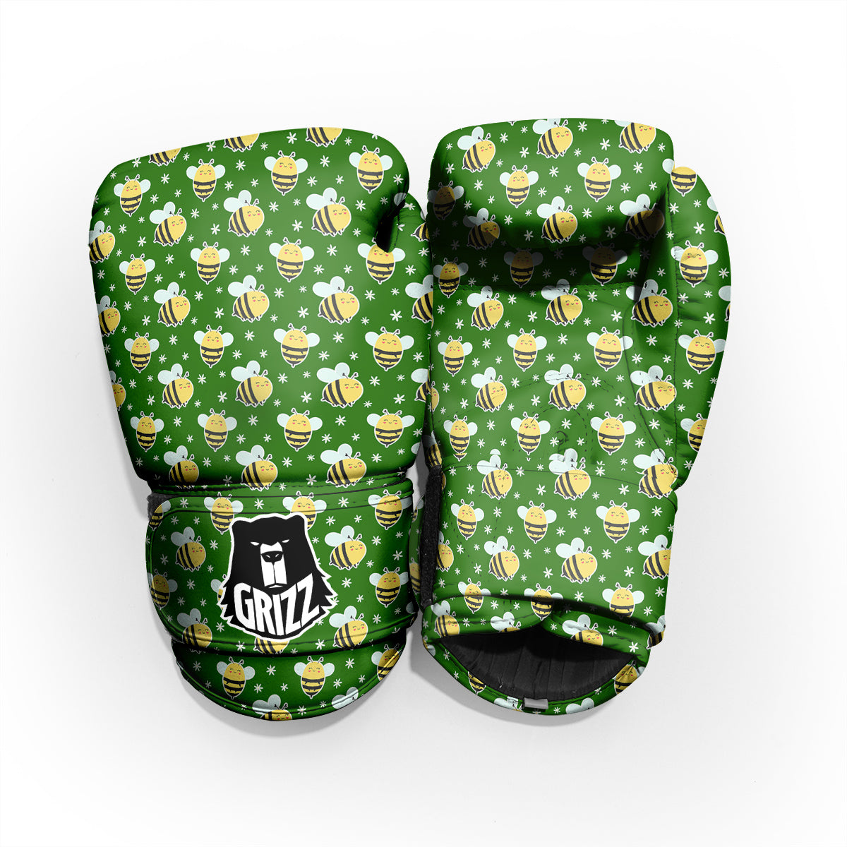 Bee Cute Honey Print Pattern Pro Boxing Glove