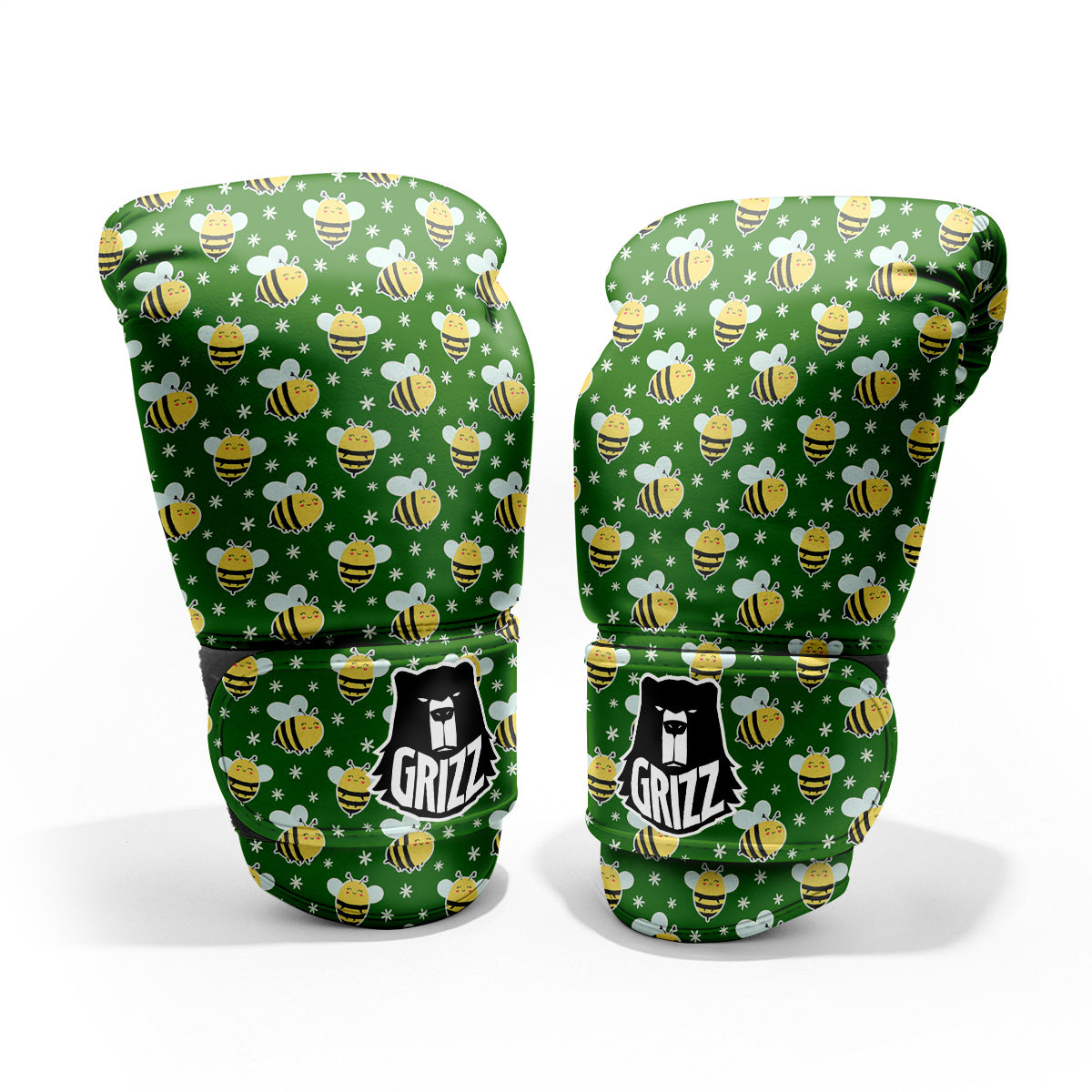 Bee Cute Honey Print Pattern Pro Boxing Glove