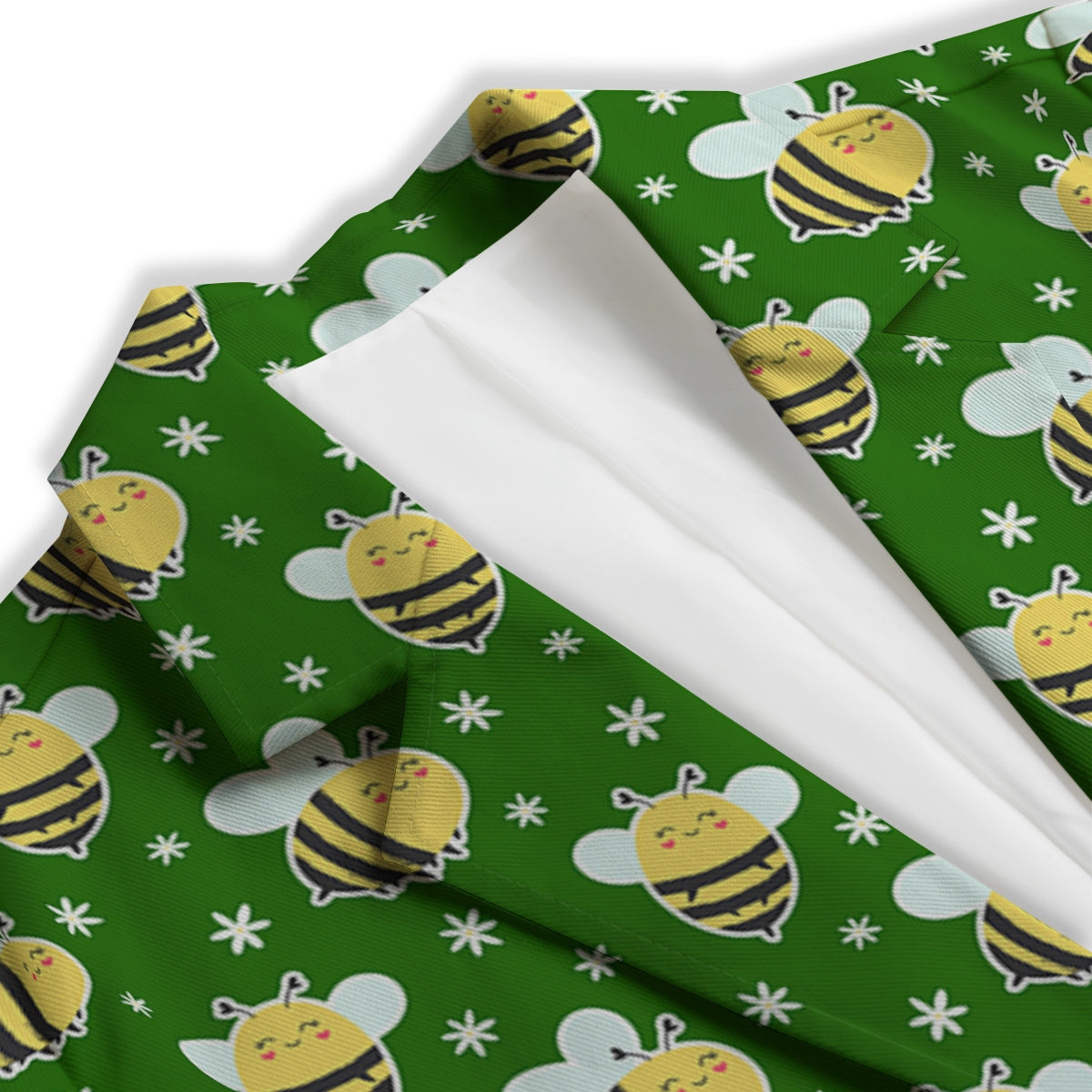 Bee Cute Honey Print Pattern Women's Blazer-grizzshop